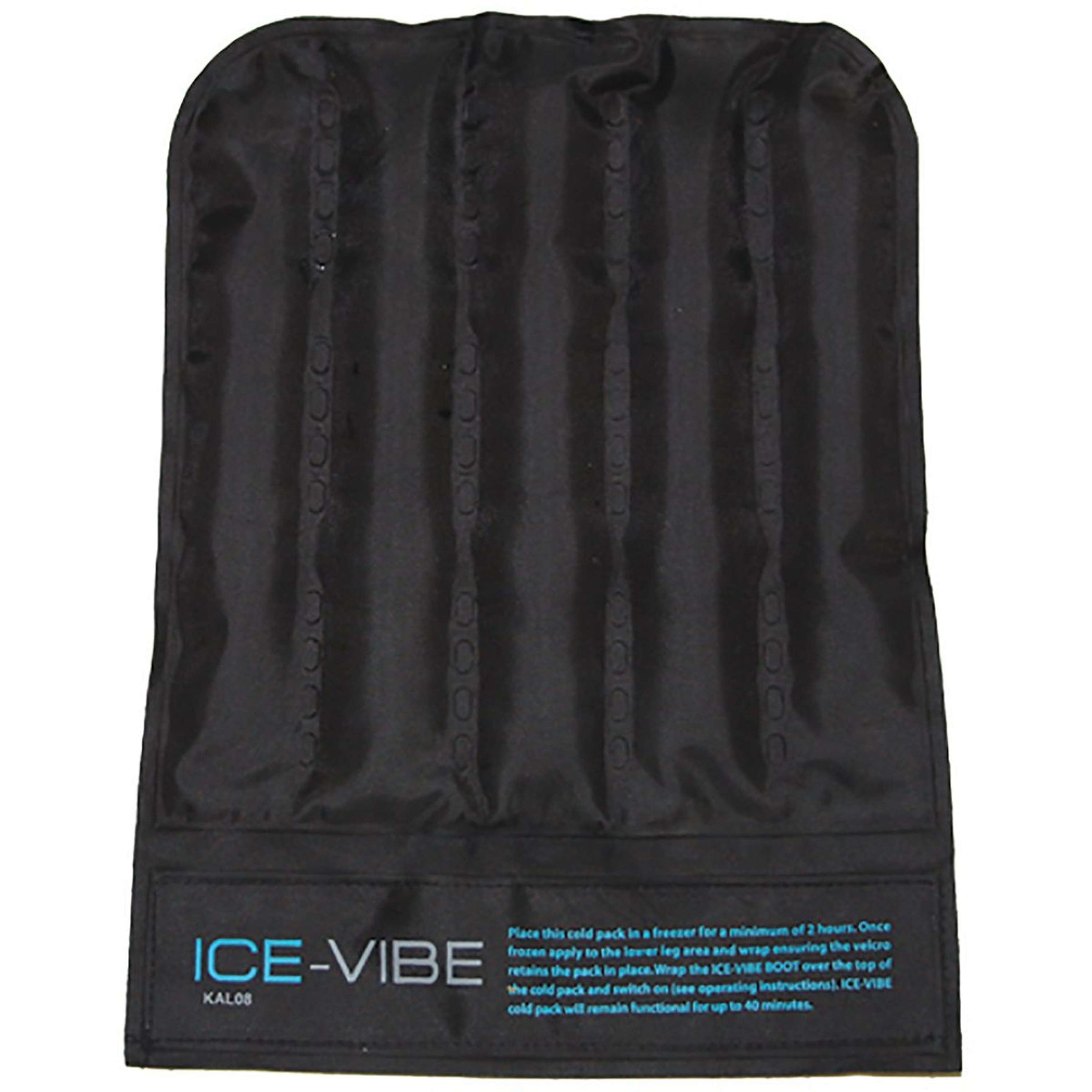 Ice-Vibe Cold Packs Knee 2 Pieces Black/Aqua