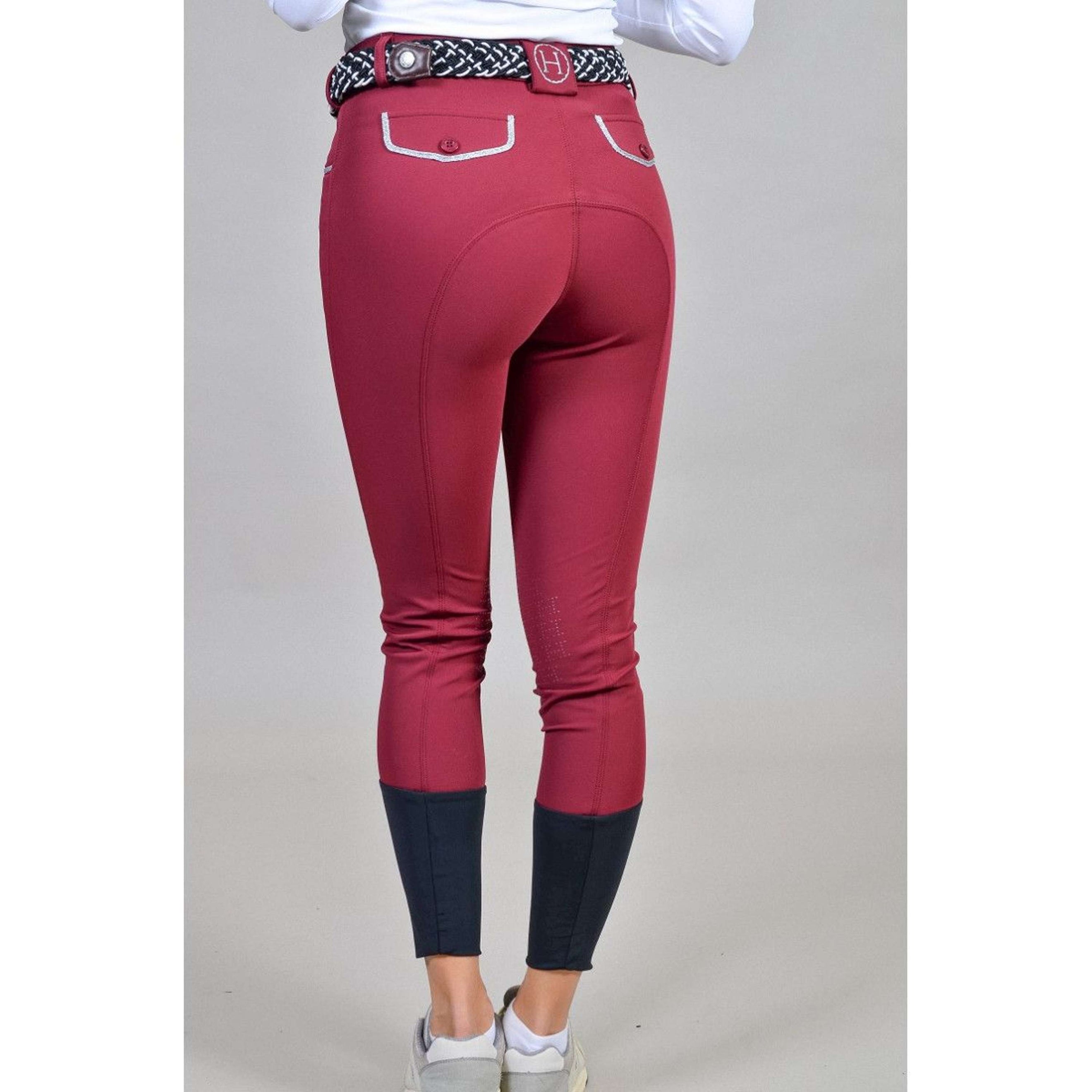 Harcour Breeches Jaltika Fix System Burgundy