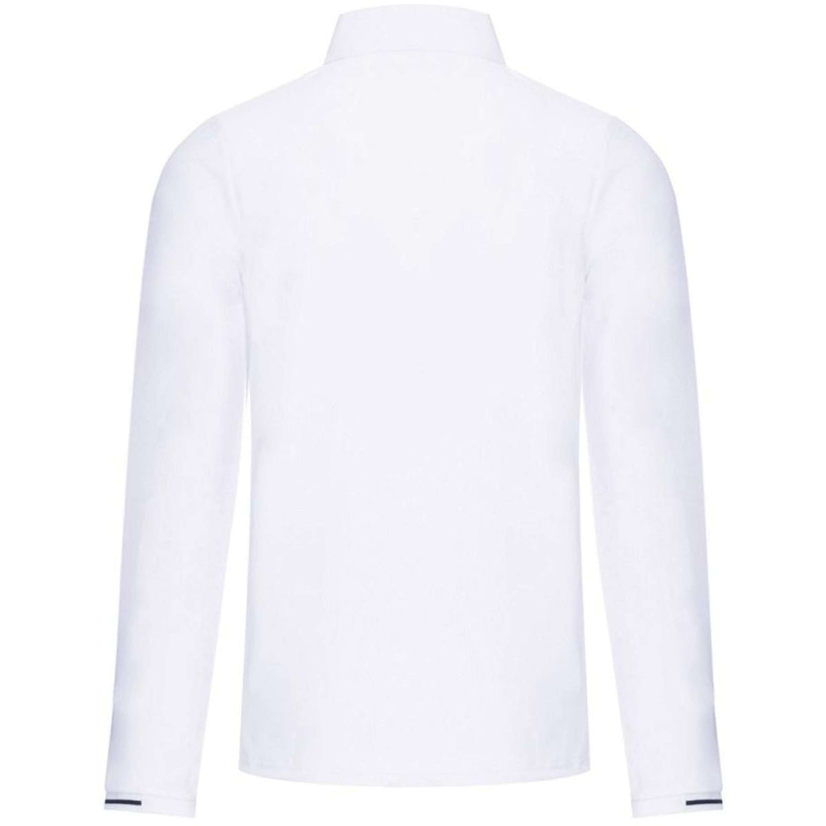 Harcour Poloshirt Piano Long Sleeves Men White