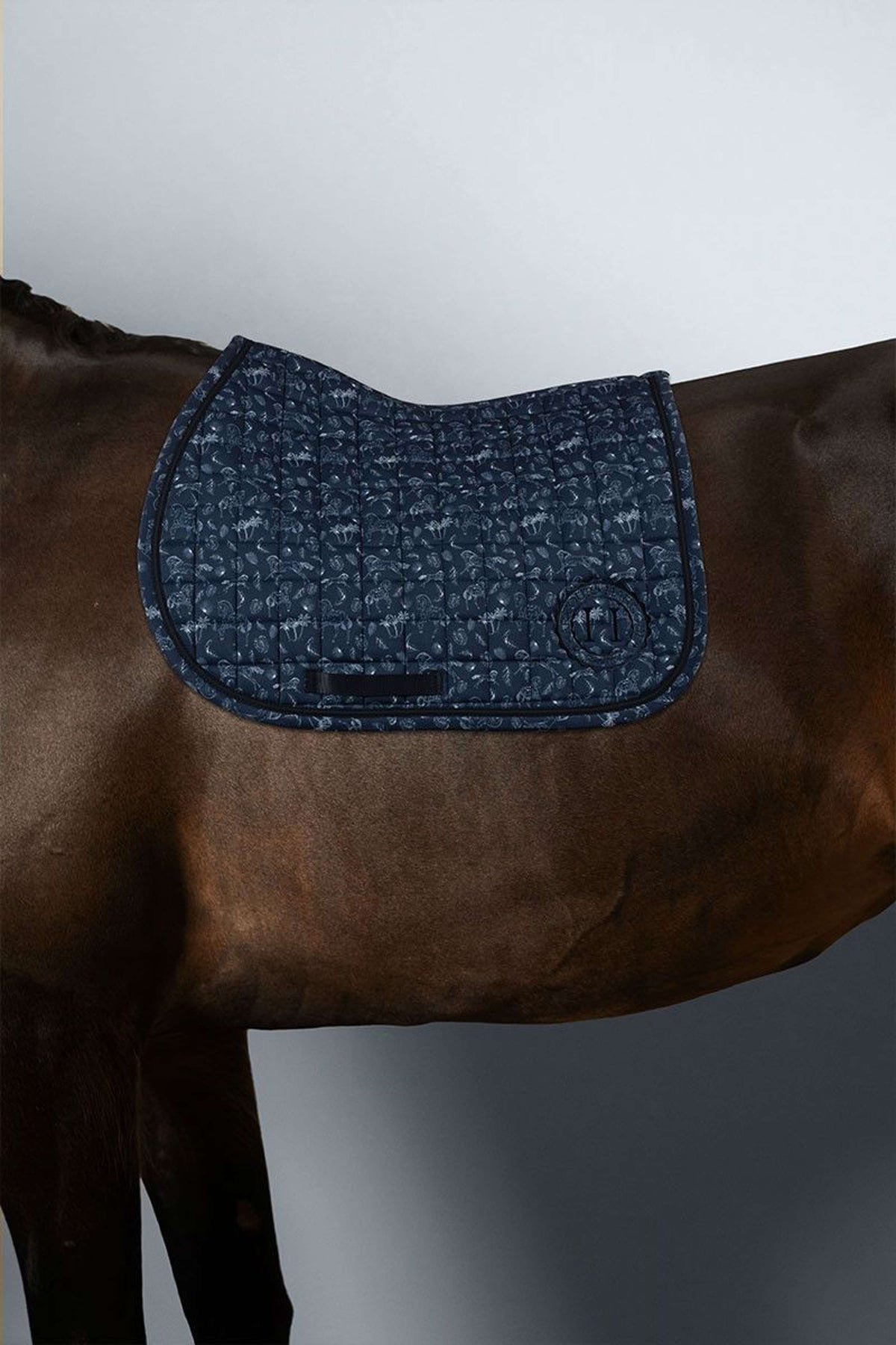 Harcour Saddlepad Soft Dressage Navy/Jouy