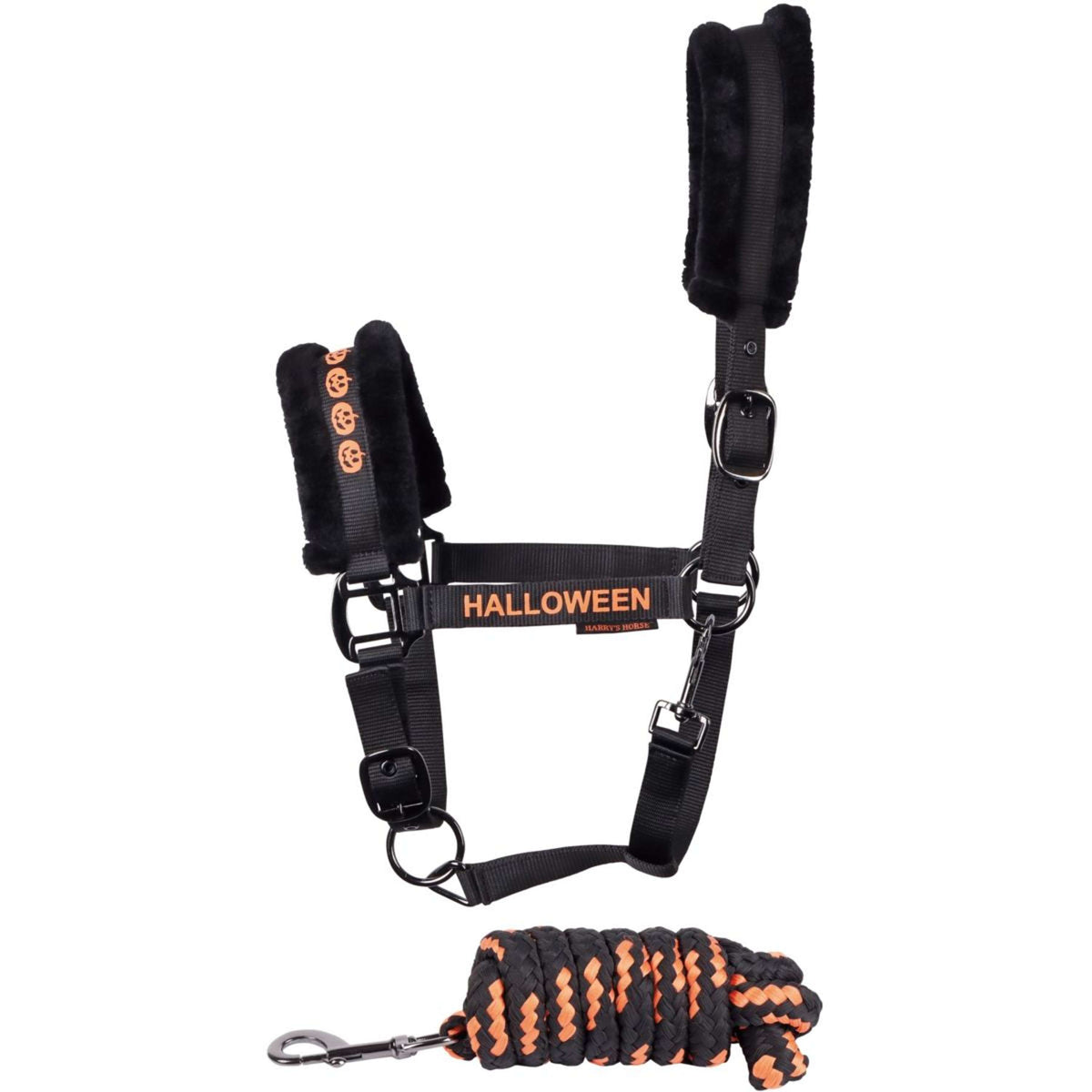 Harry's Horse Head Collar Set Halloween Black