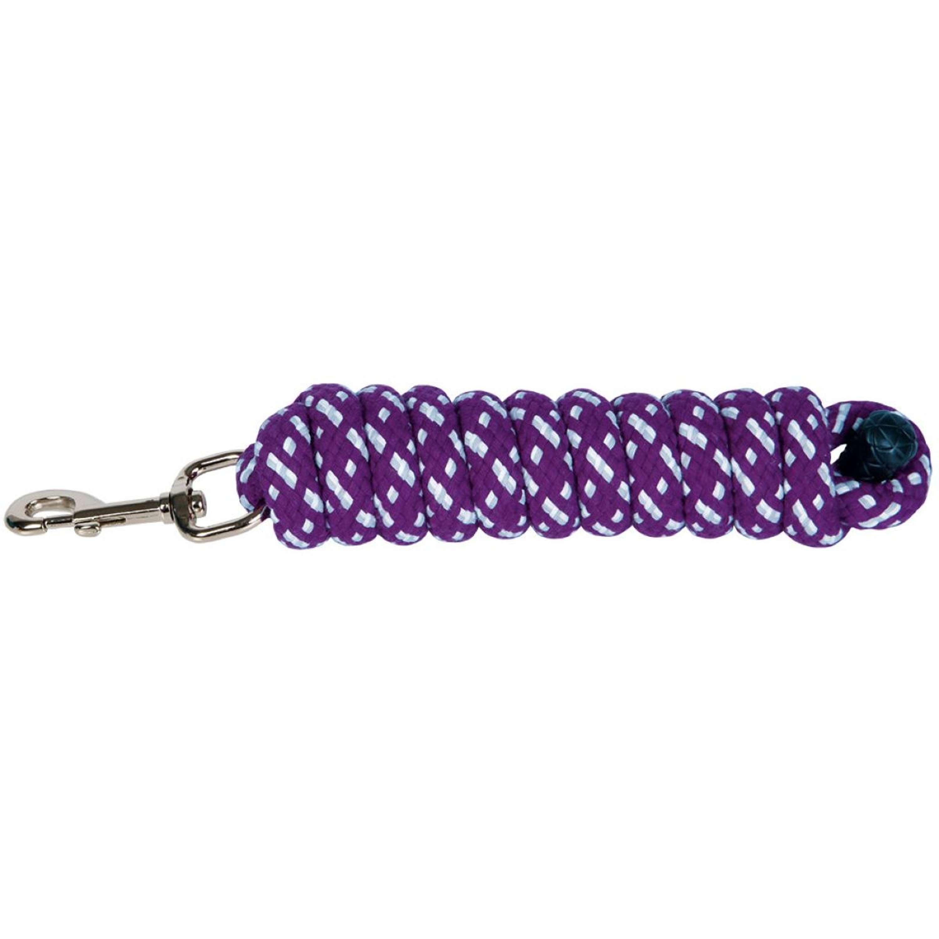 Harry's Horse Mounty Leadrope Snap Hook Purple/White/Grey