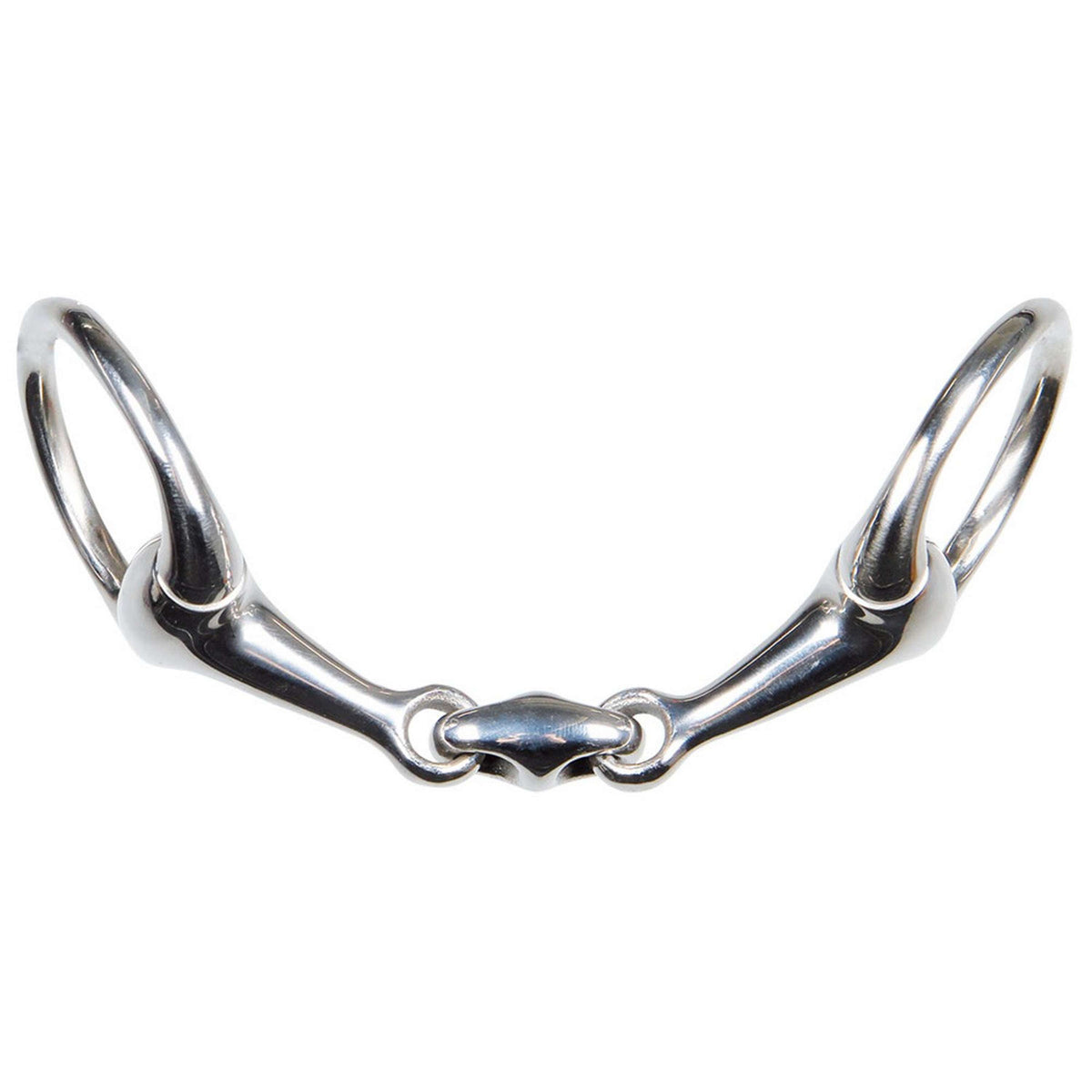 Harry's Horse Eggbut Snaffle Double Jointed Pony 12mm