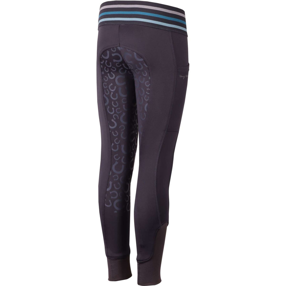 Harry's Horse Riding Legging Equitights STOUT! Beryl Full Grip AntraciteGrey