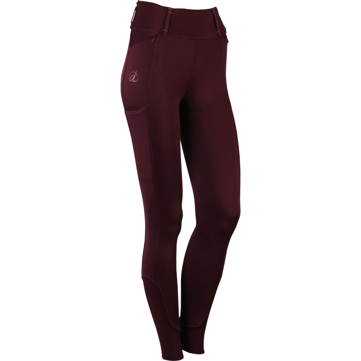 Harry's Horse Riding Legging Equitights Denici Cavalli Scabiosa Full Grip Bordeaux