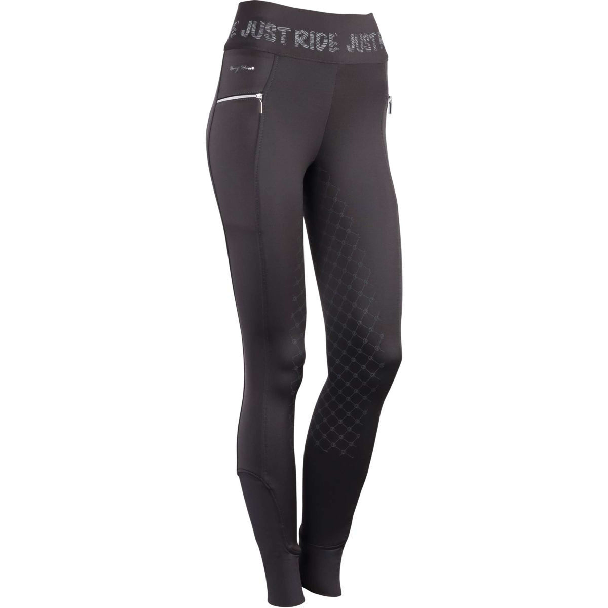 Harry's Horse Riding Legging Equitights Just Ride Urban Full Grip AntraciteGrey