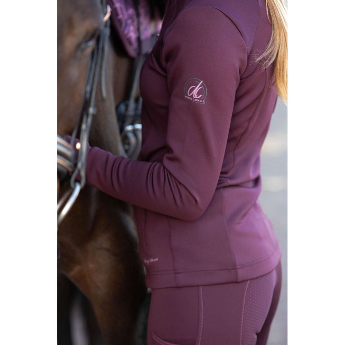 Harry's Horse Zip-Hoodie Denici Cavalli Scabiosa Bordeaux