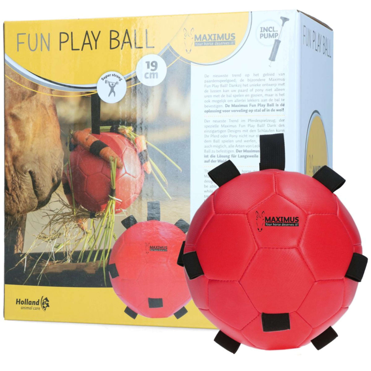 Maximus Ball Fun Play Red