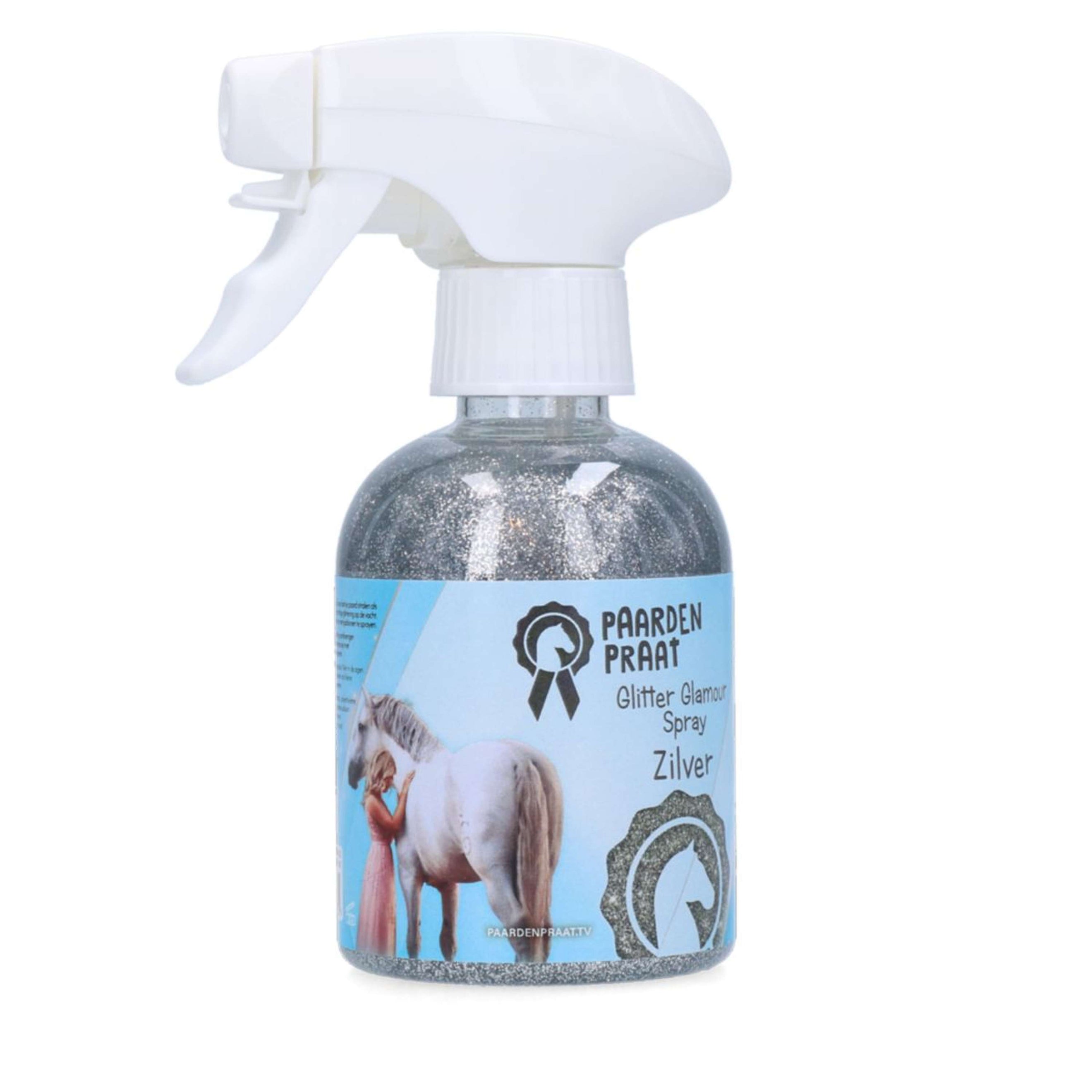 Paardenpraat Spray Glitter Glamour Silver Paardenpraat Spray Glitter Glamour Silver