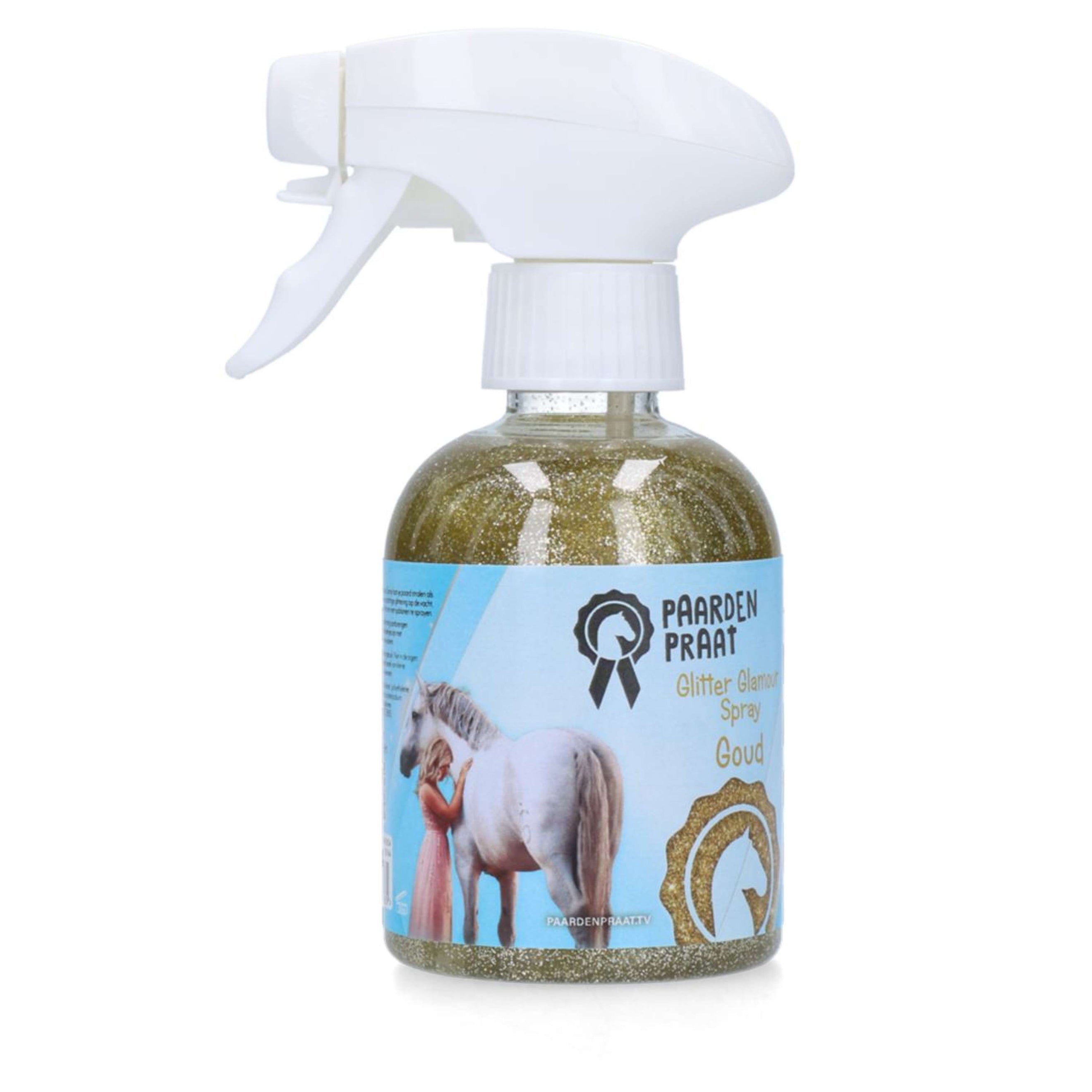 Paardenpraat Spray Glitter Glamour Gold