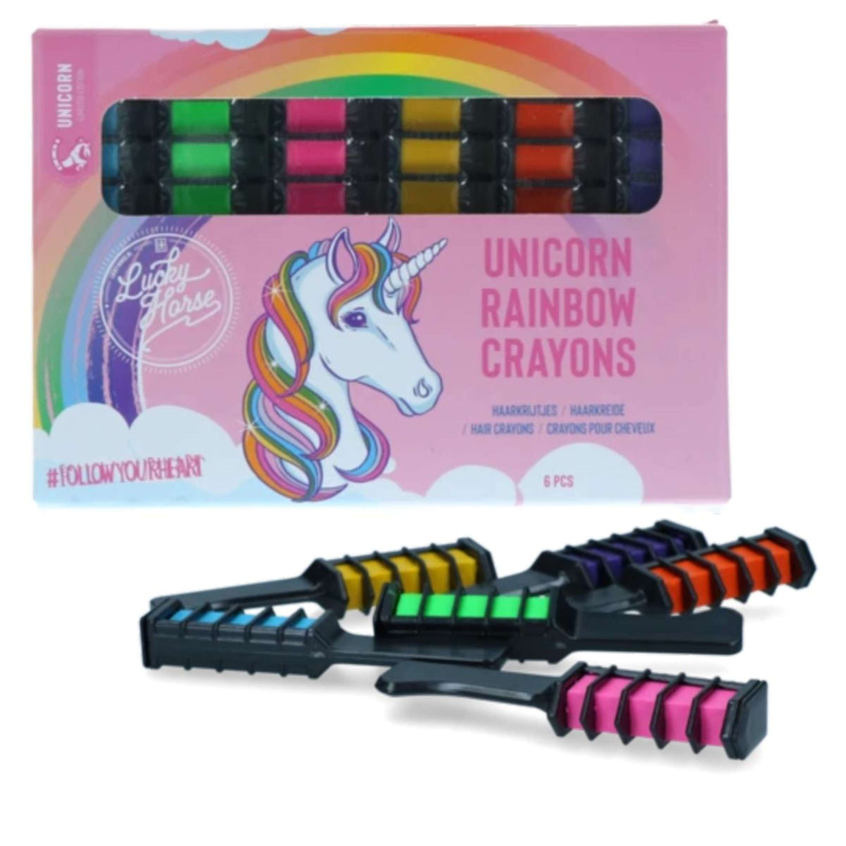 Lucky Horse Crayons Rainbow