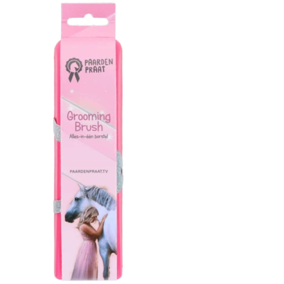 Paardenpraat Grooming Brush Pink