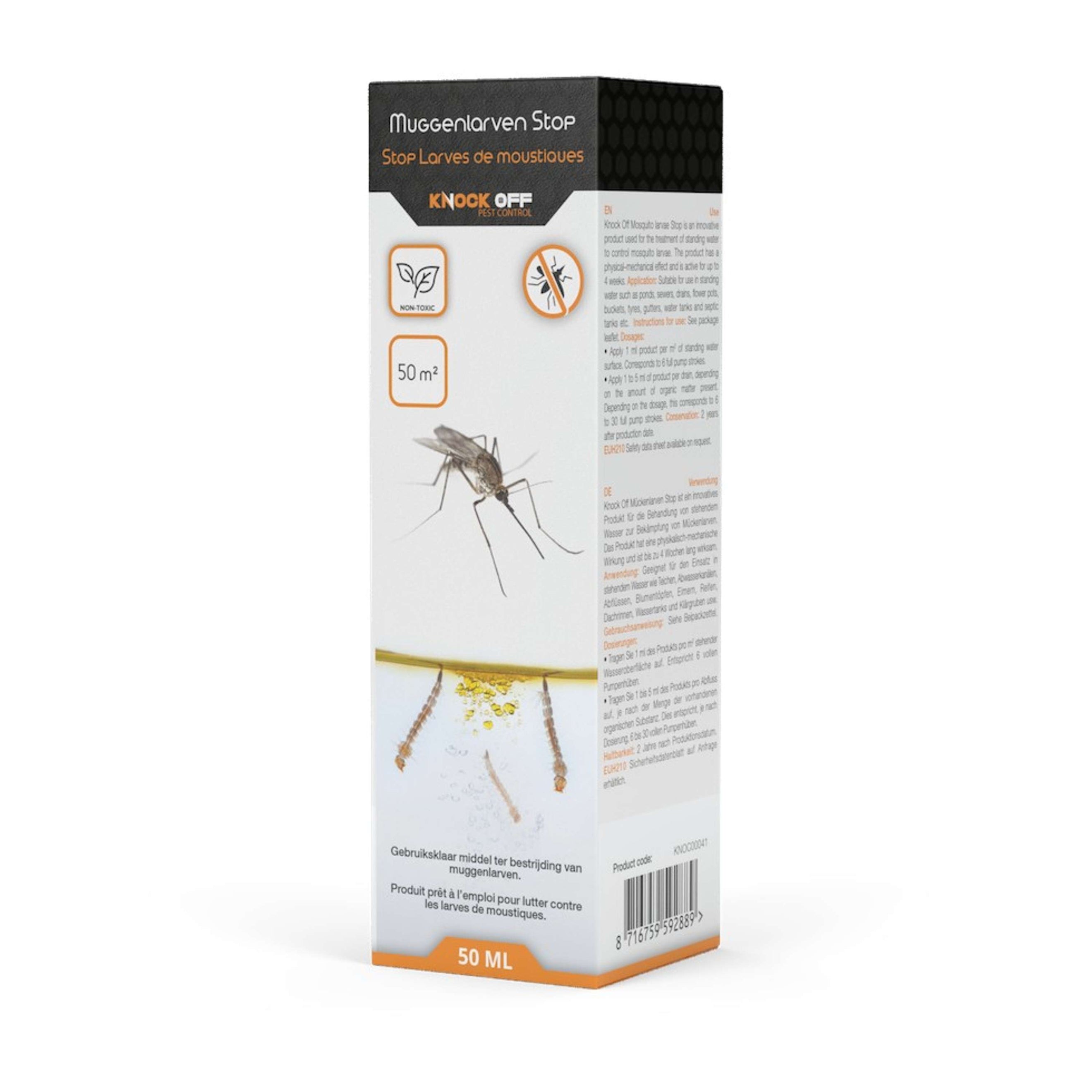 Knock Off Mosquito Larvae Stop