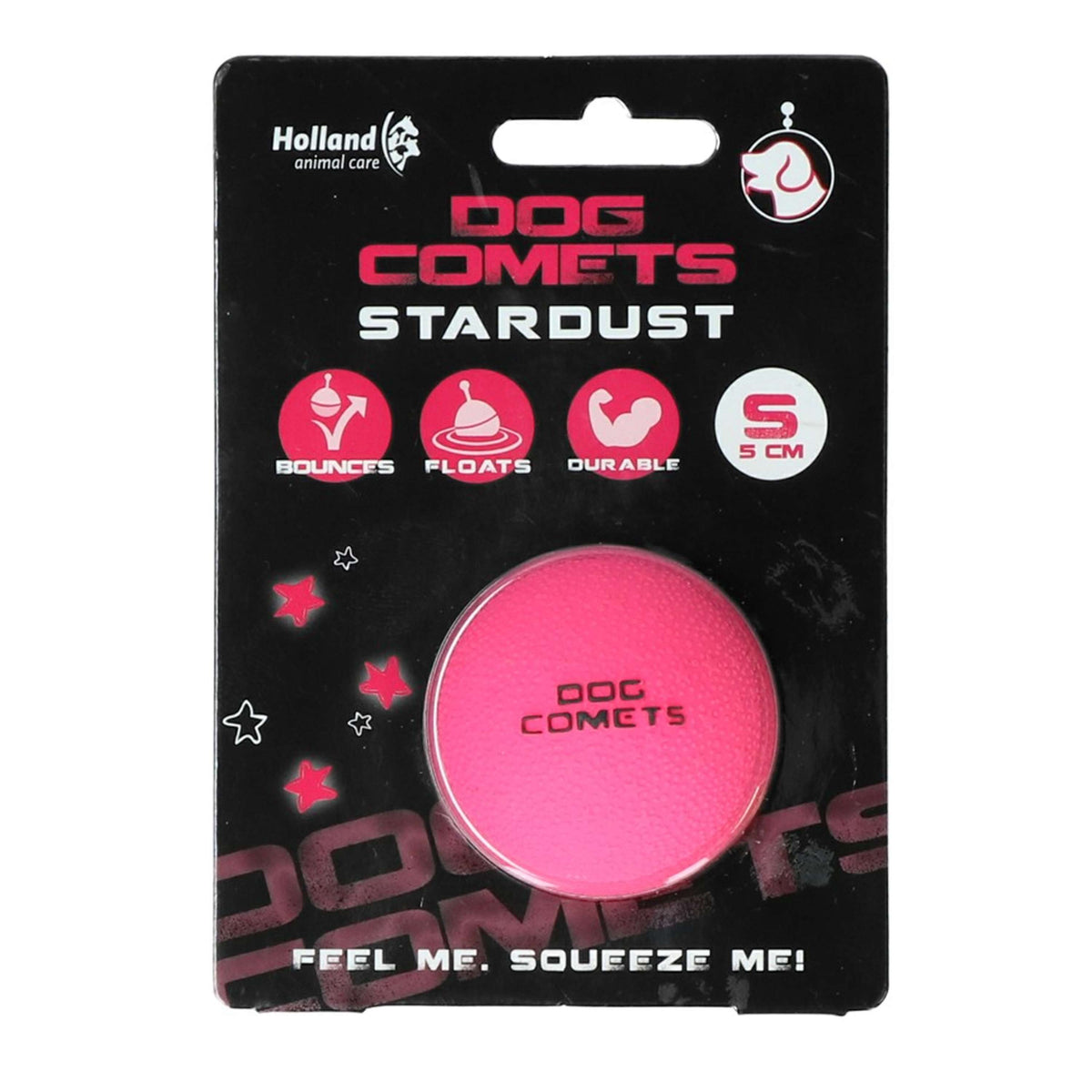 Dog Comets Ball Stardust Pink