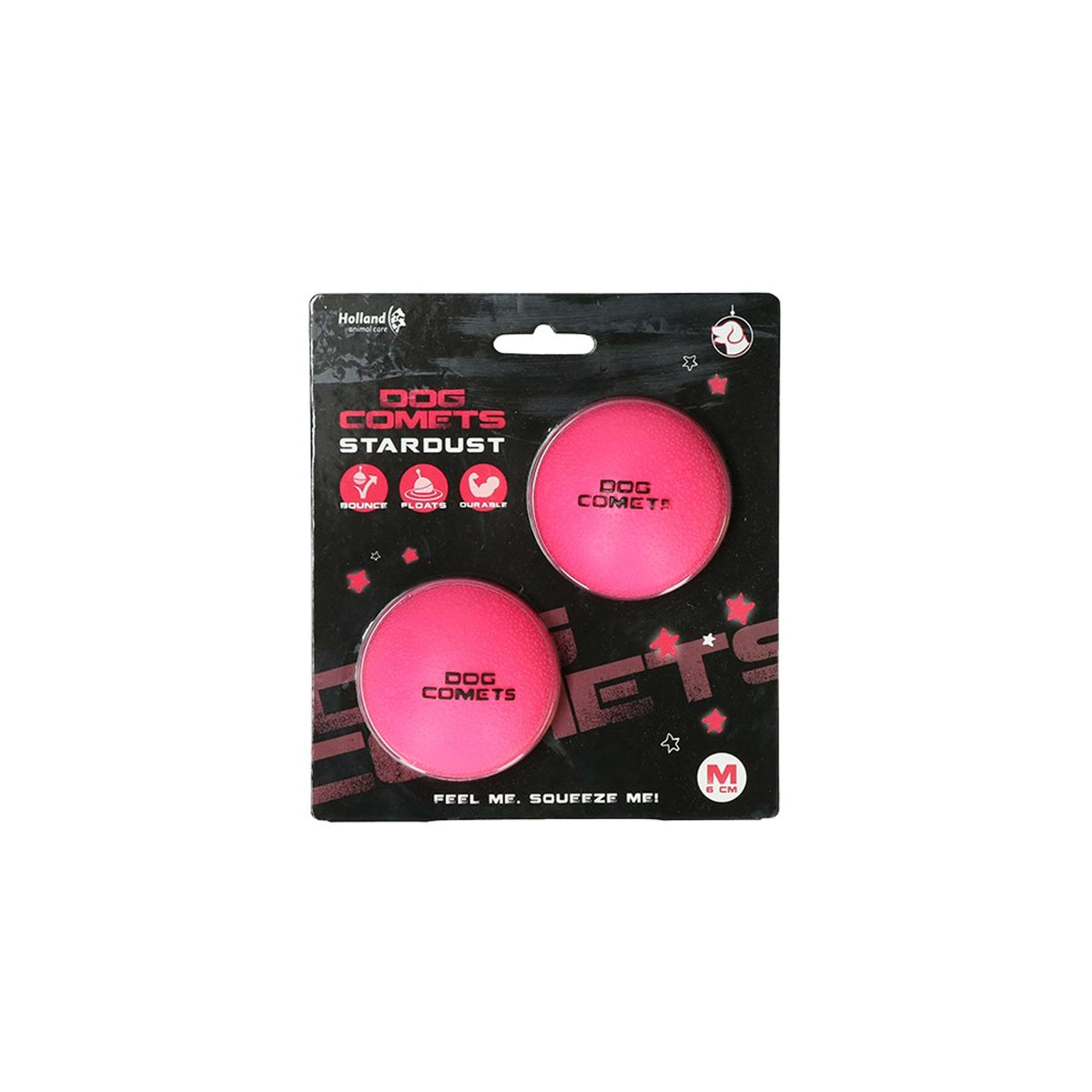 Dog Comets Ball Stardust Pink