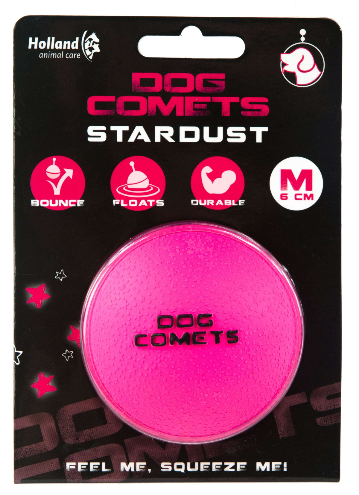 Dog Comets Ball Ball Stardust Pink