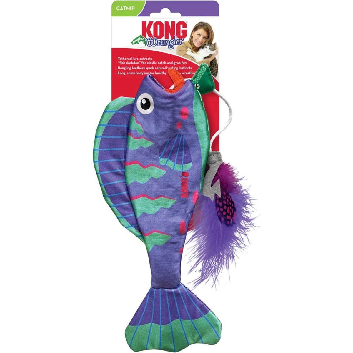 KONG Toys Wrangler Angler Fish