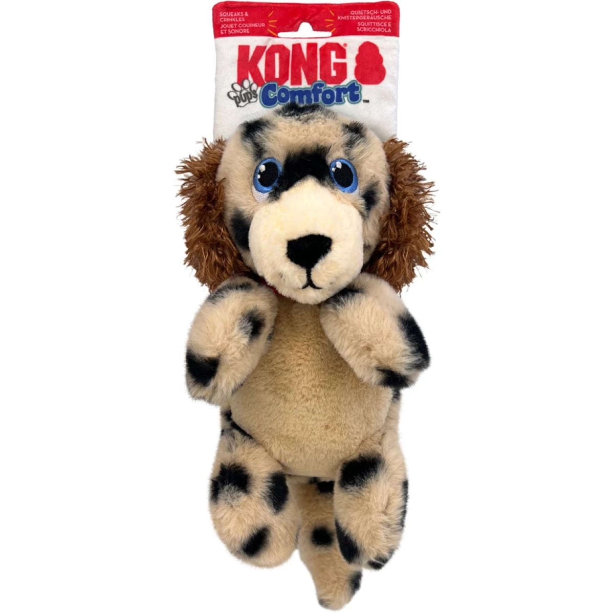 KONG Soft Toy Comfort Pups Spot Beige