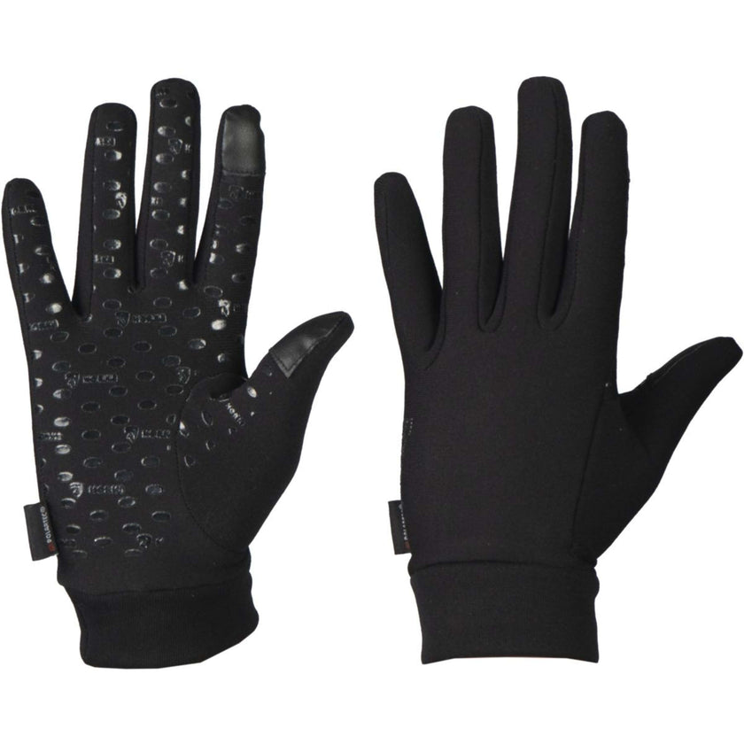 HORKA Riding Gloves Equestrian Pro Polartec Black