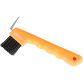 HORKA Hoof Pick With Brush Orange