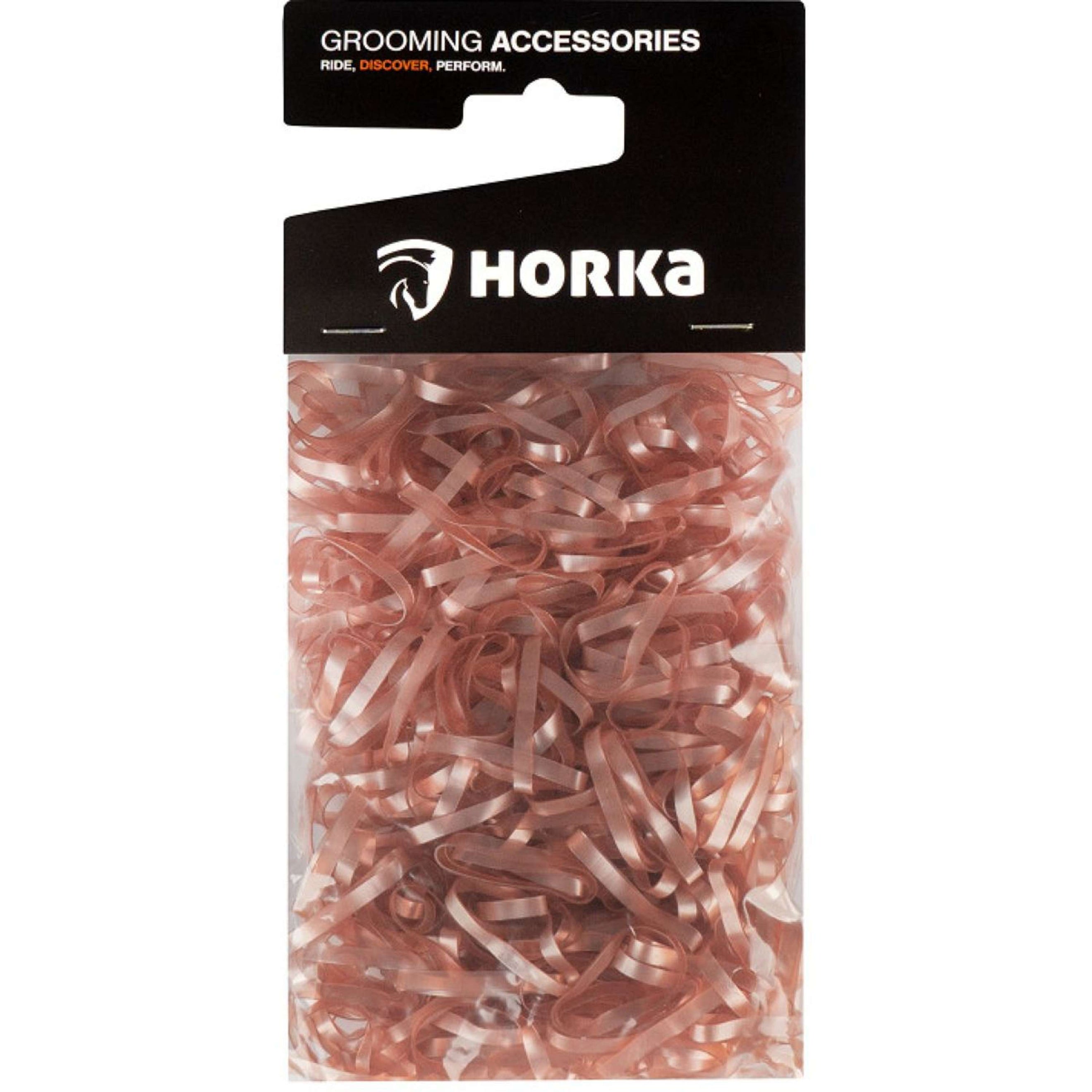 HORKA Plaiting rubber bands Thick Rosegold HORKA Plaiting rubber bands Thick Rosegold