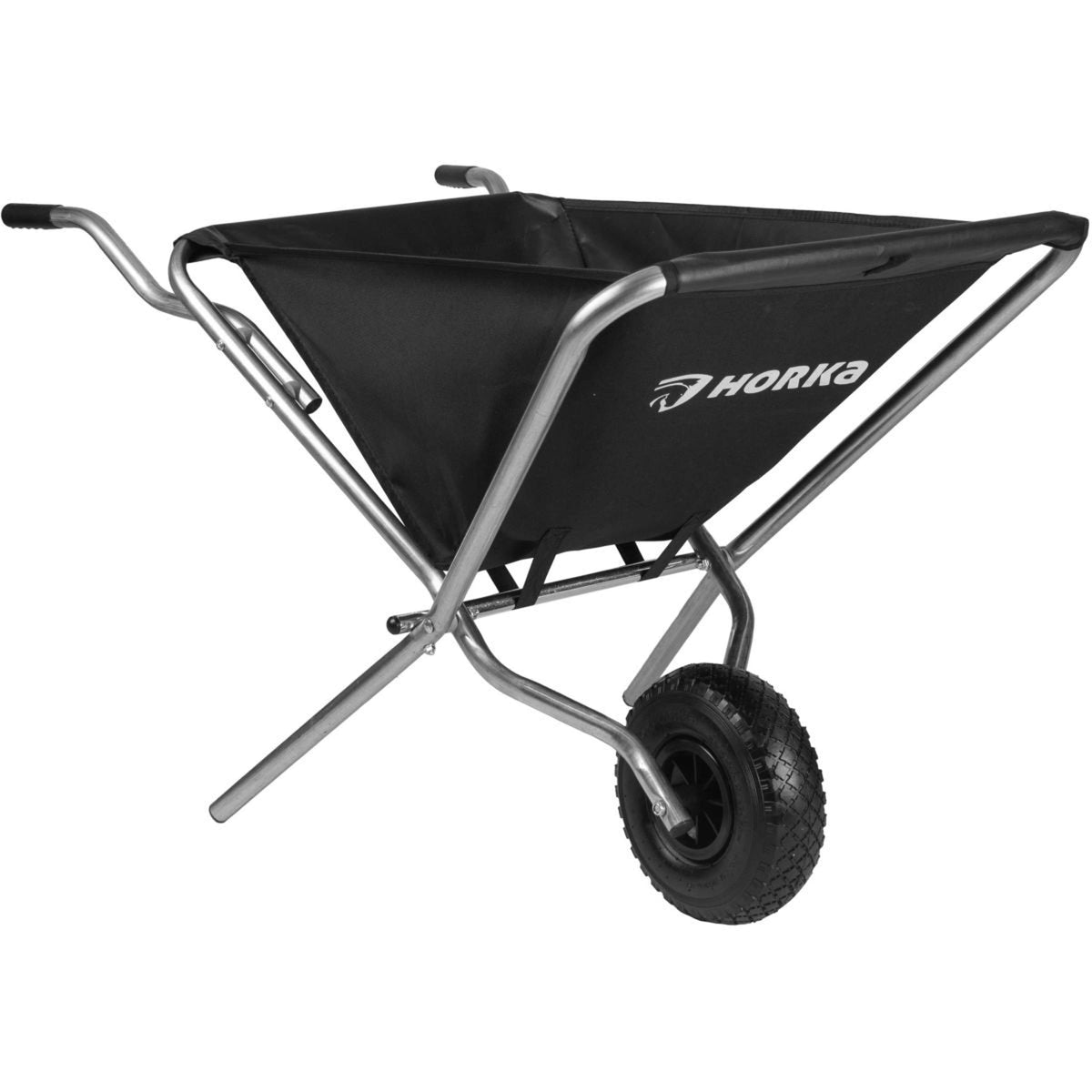 HORKA Wheelbarrow Foldable Black