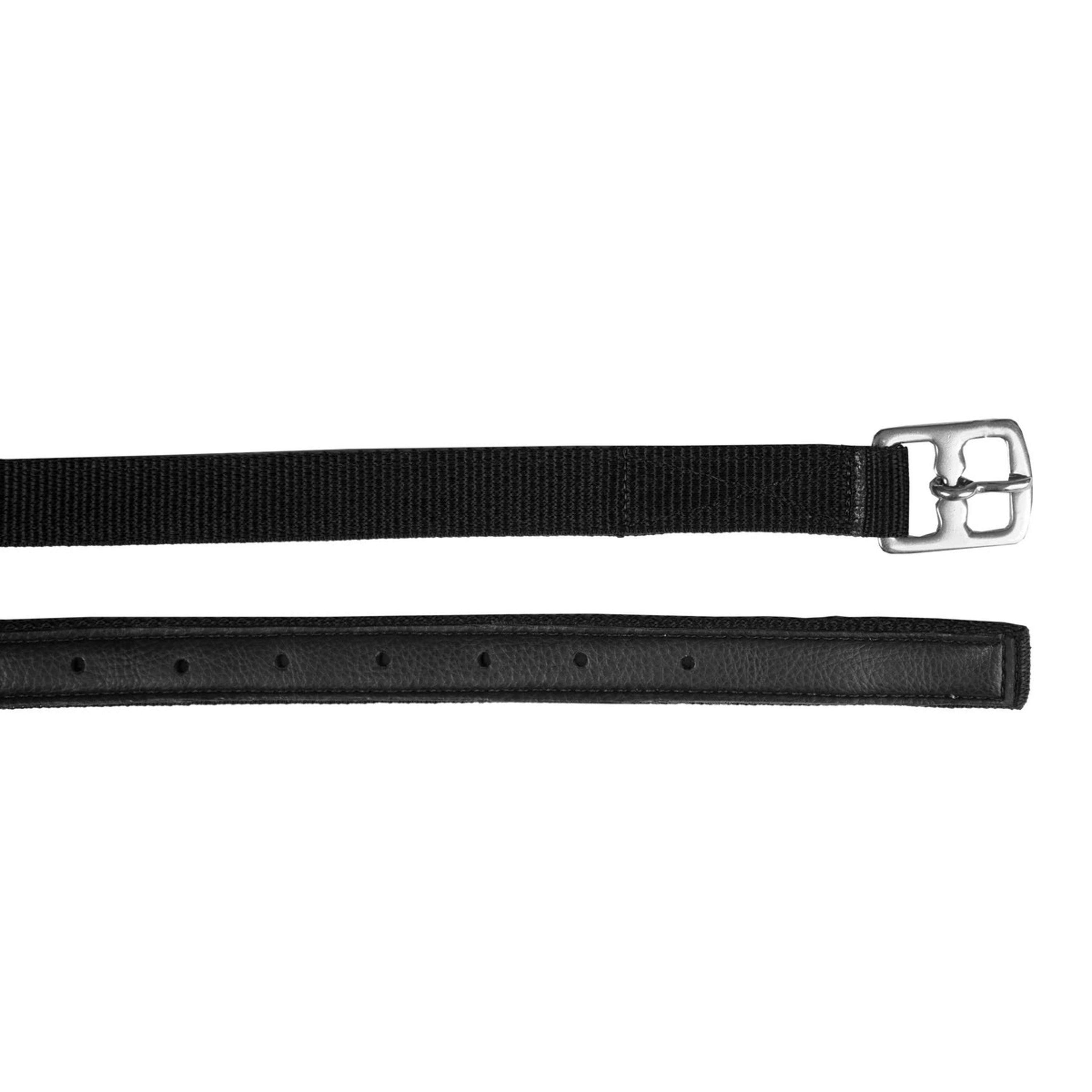 HORKA Stirrup straps Nylon Black/Silver