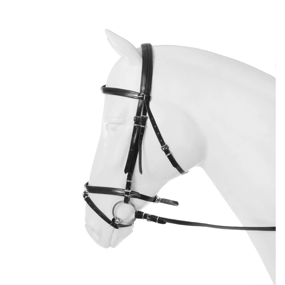 HORKA Bridle Synthetic Flashy Black