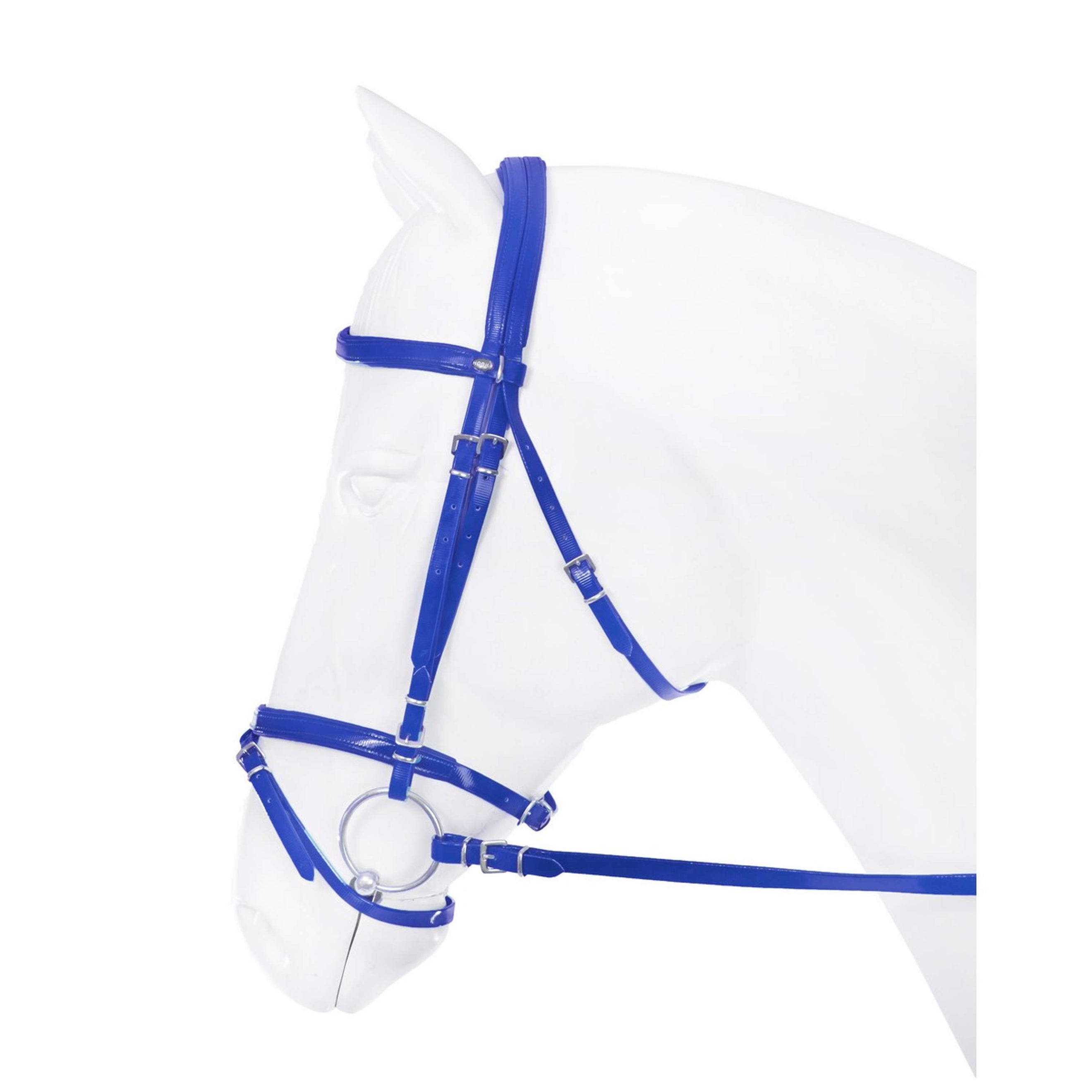 Horka Bridle Synthetic Flashy Cobalt