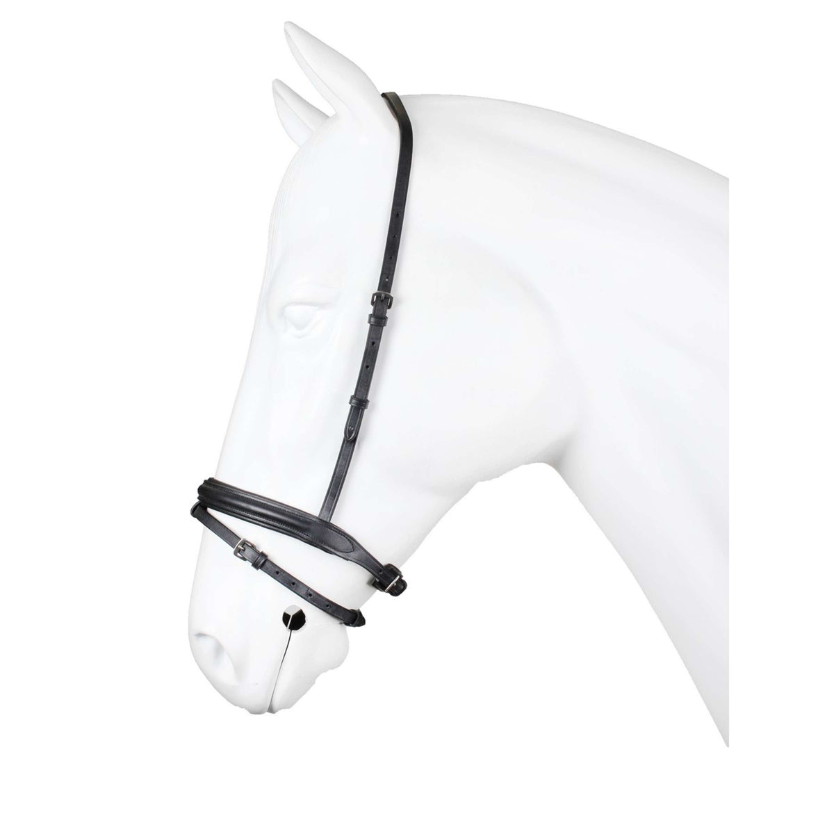 HORKA English Noseband Black/Silver