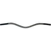 HORKA Browband Colori Black Leather White