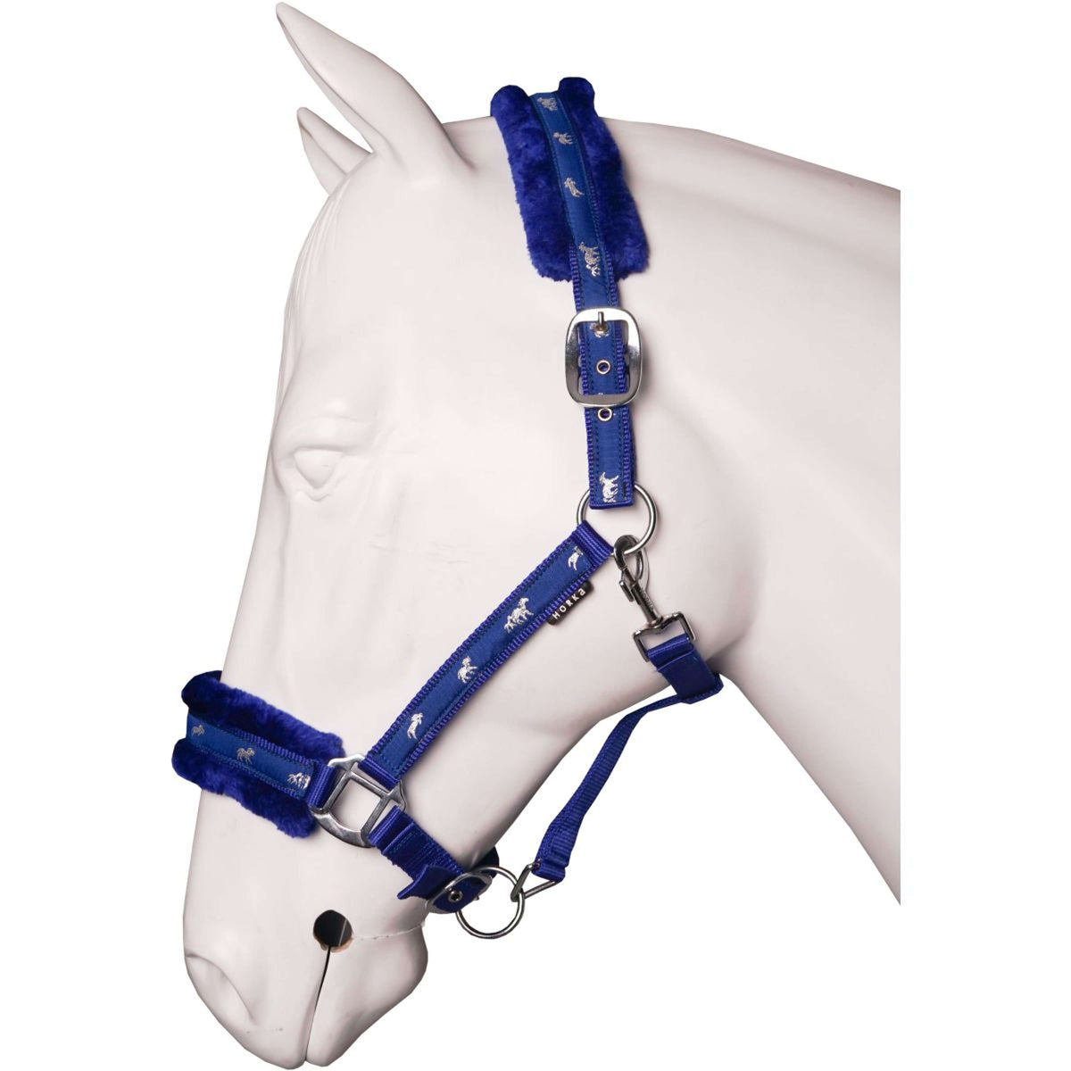 HORKA Halter Plush Royal Blue