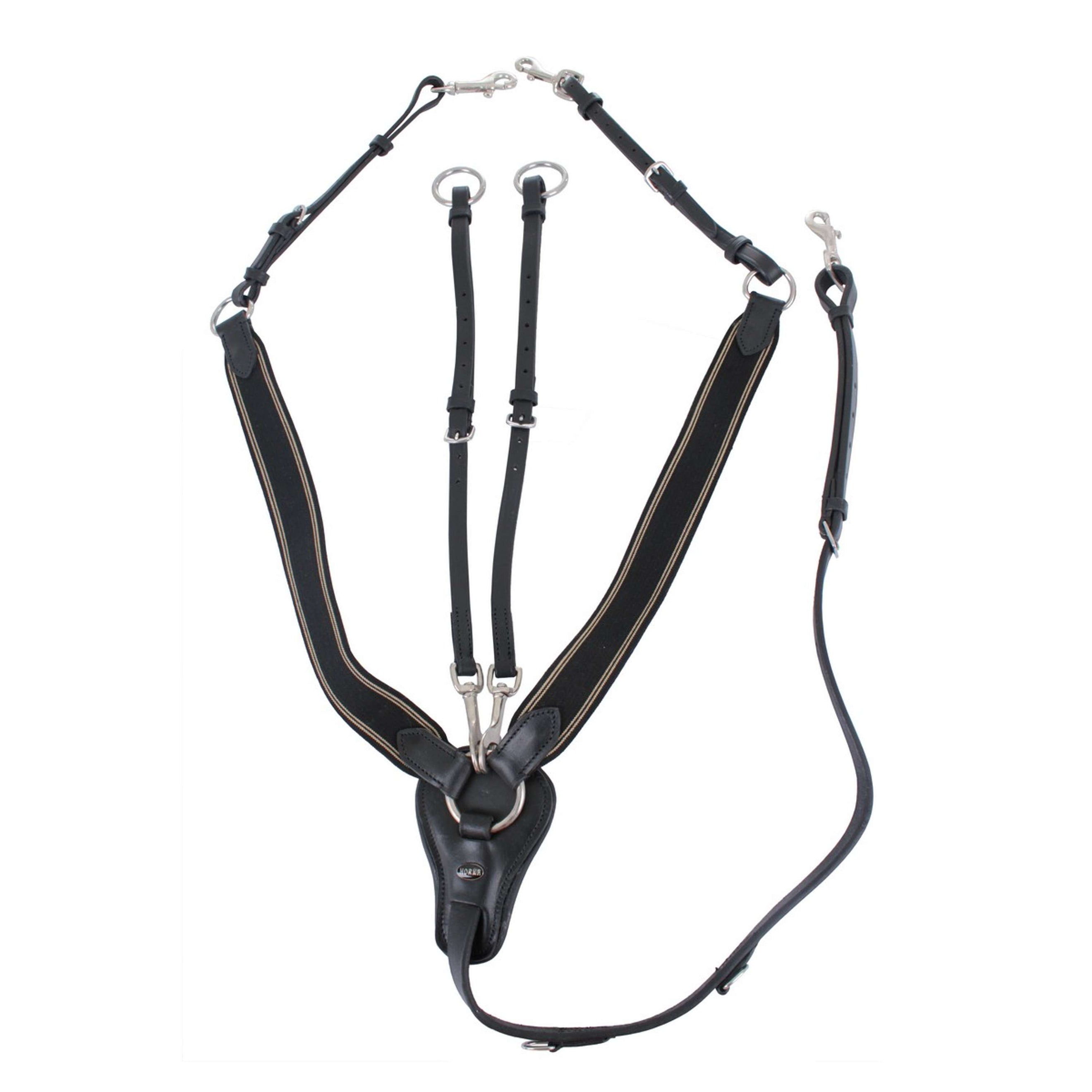 HORKA Elastic Breastplate Black/Silver