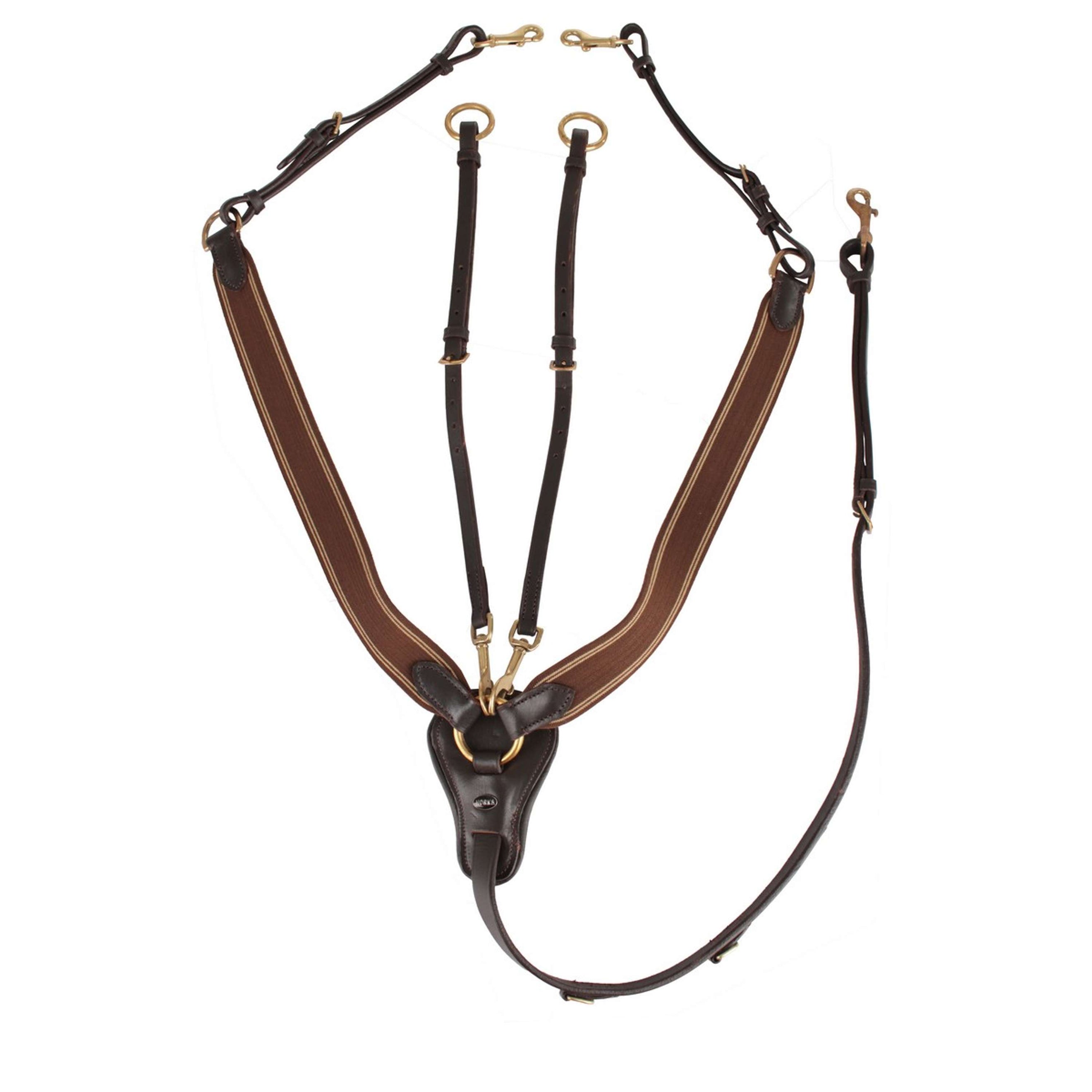 HORKA Elastic Breastplate brown/gold