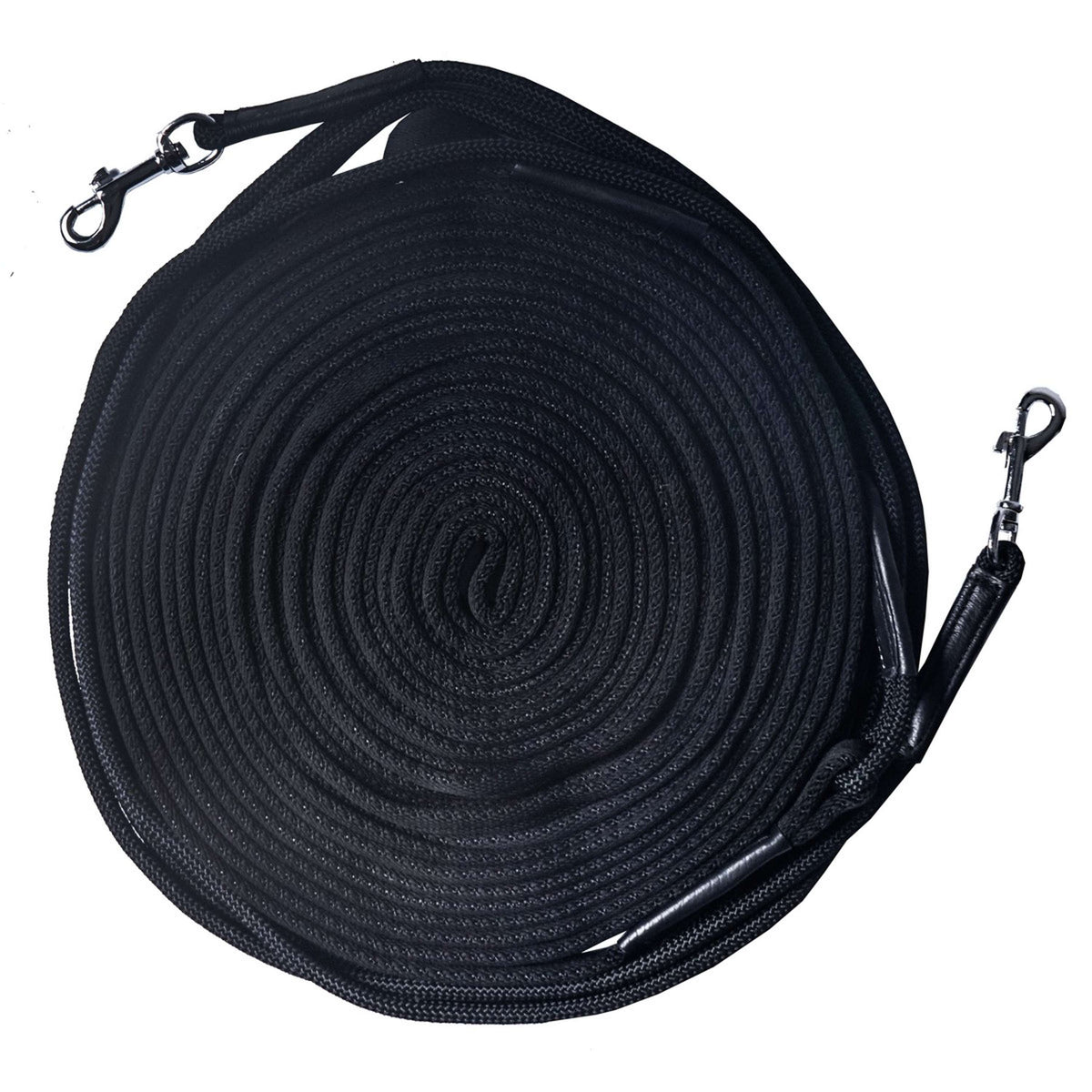 HORKA Double Lunging Draw Reins Soft Black