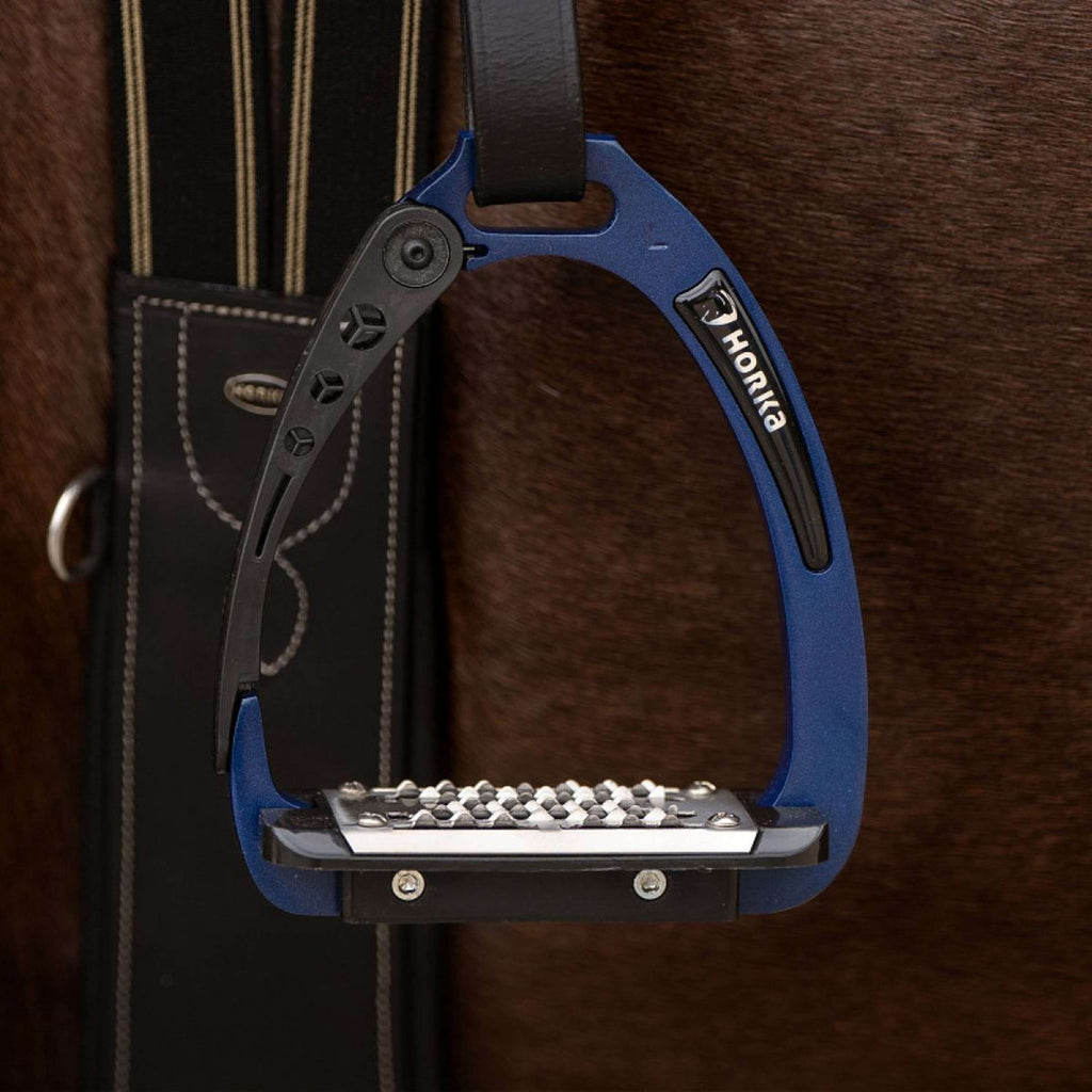 HORKA Safety Stirrups 5 Star Blue