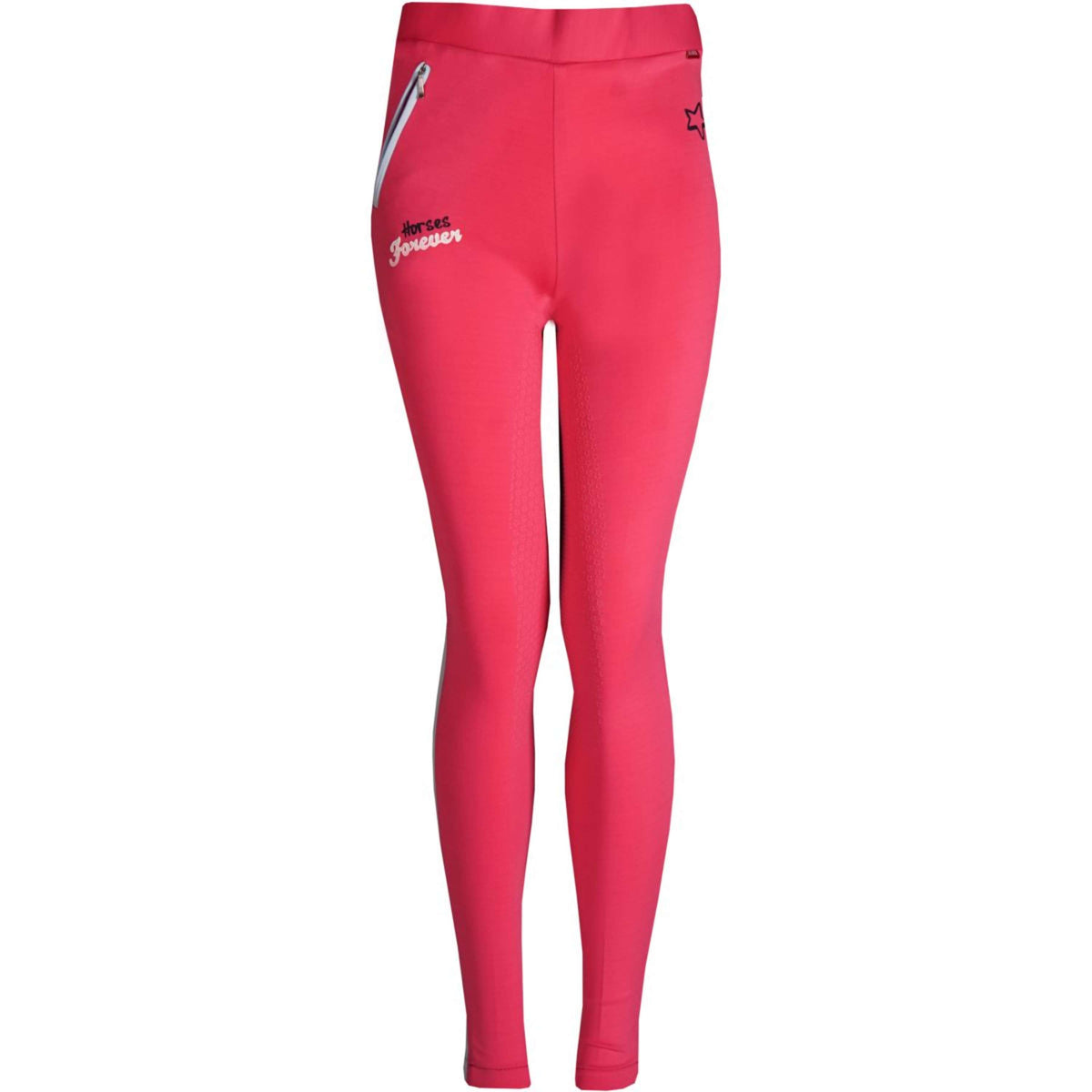 Red Horse Riding Legging Nina Junior Magenta