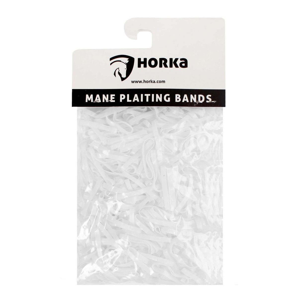 HORKA Mane Plaiting Bands White