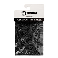 HORKA Mane Plaiting Bands Black