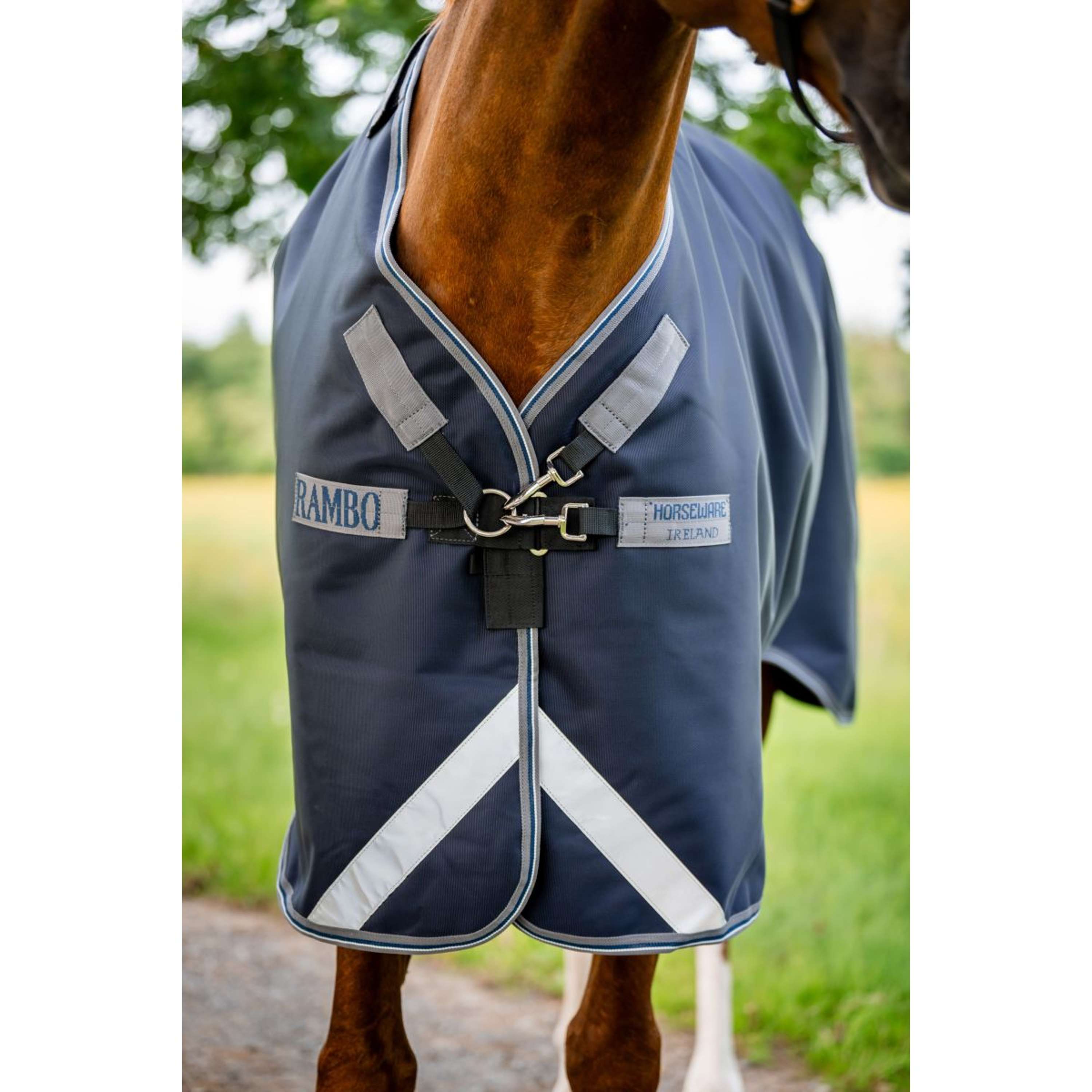 Rambo Turnout 1680D 100g Navy/Thunderstorm Grey/Silver