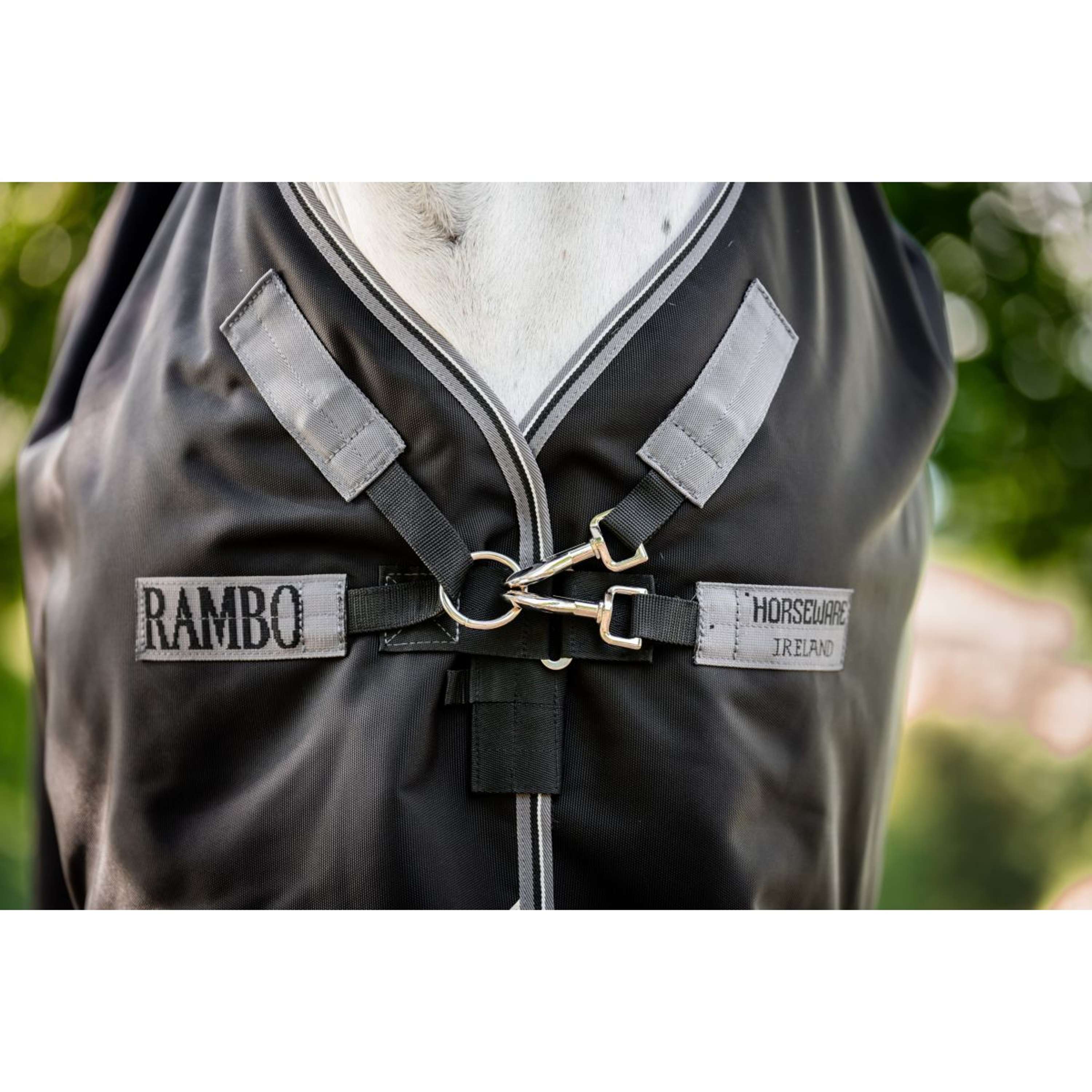 Rambo Turnout 1680D 100g Black/Thunderstorm Grey/Silver