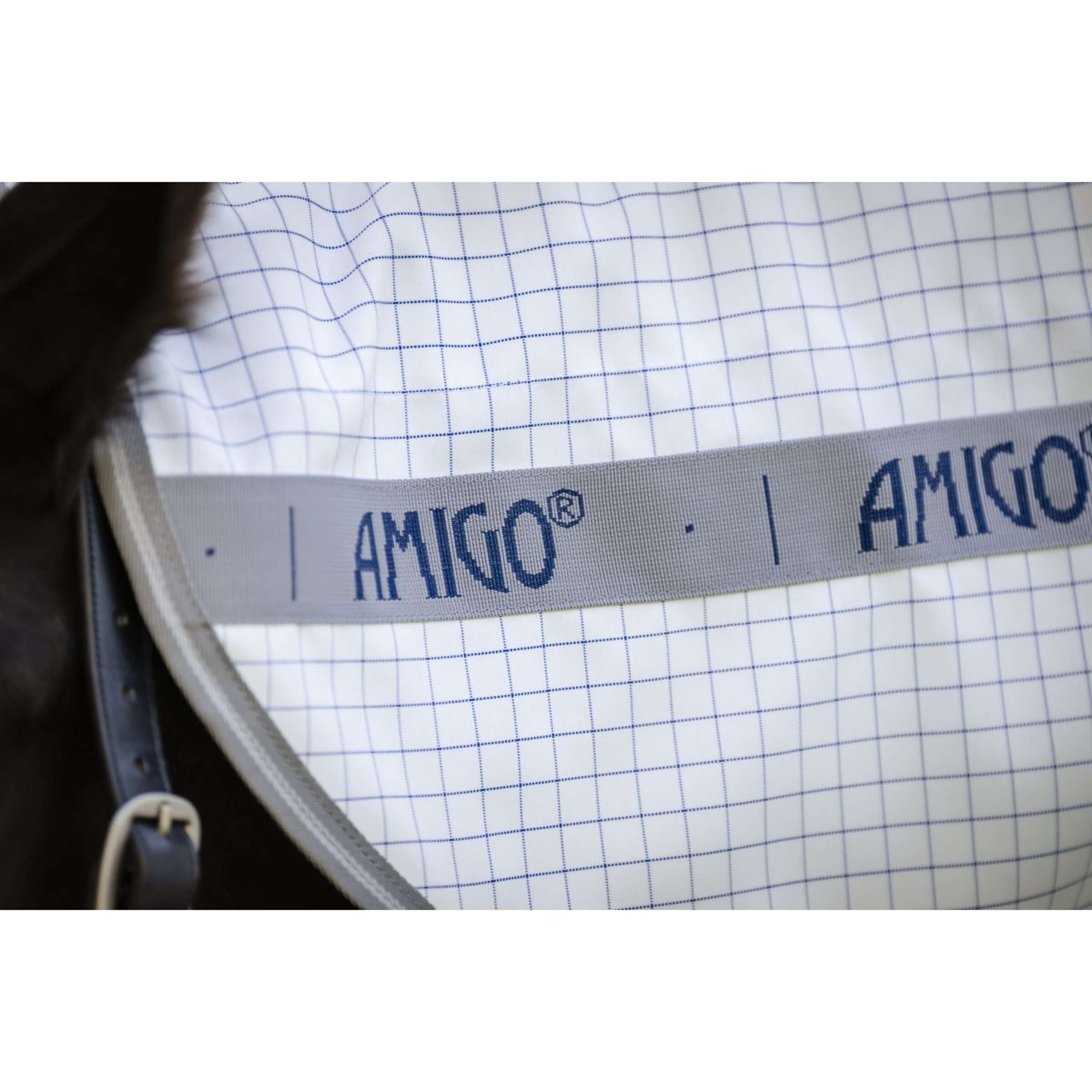 Amigo Summer Sheet Plus Navy Check/Titanium Grey/Silver
