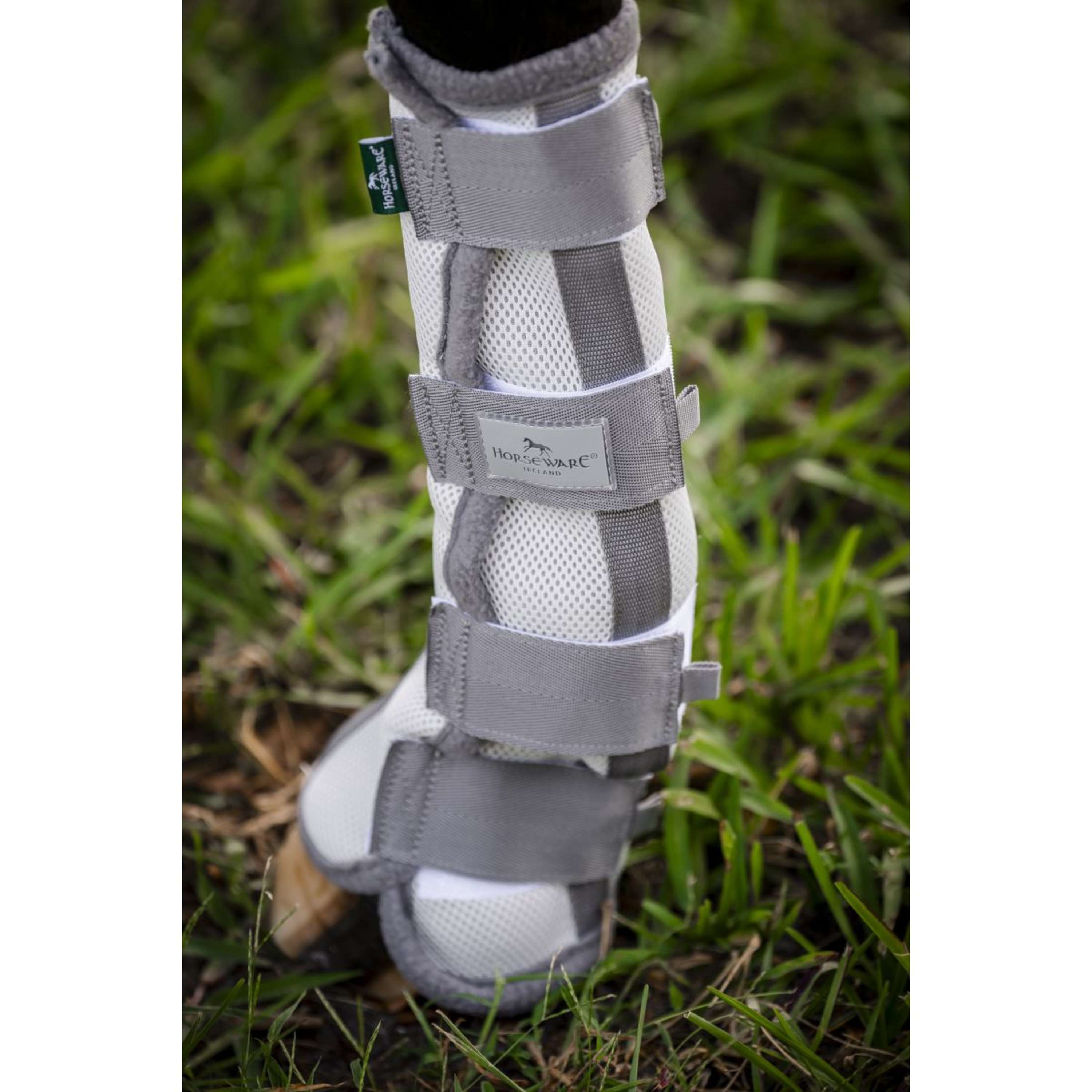 Horseware Fly Boots Set of 2 Silver/Titanium Grey/Silver