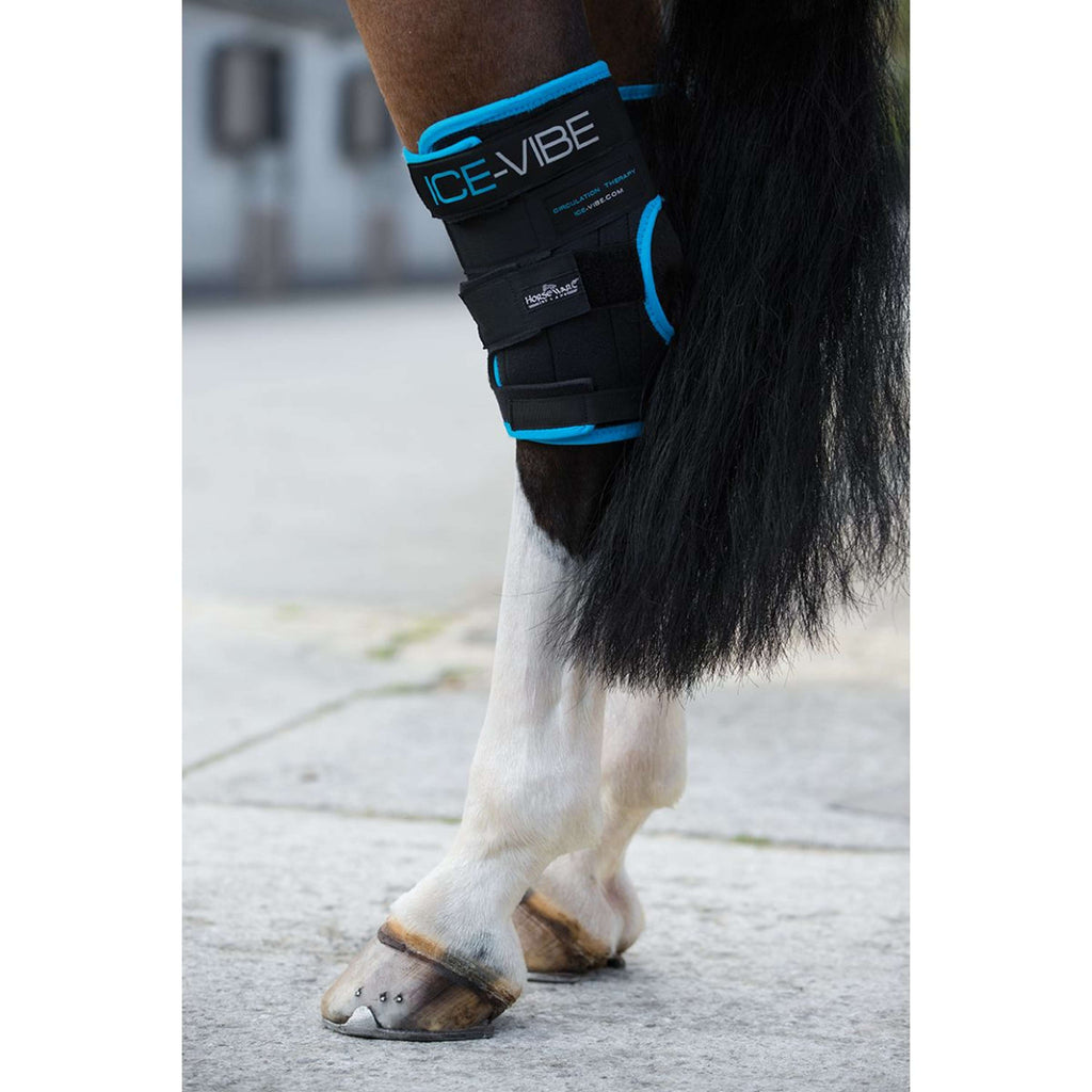 Ice-Vibe Hock Wrap II 2 Pieces Black/Aqua
