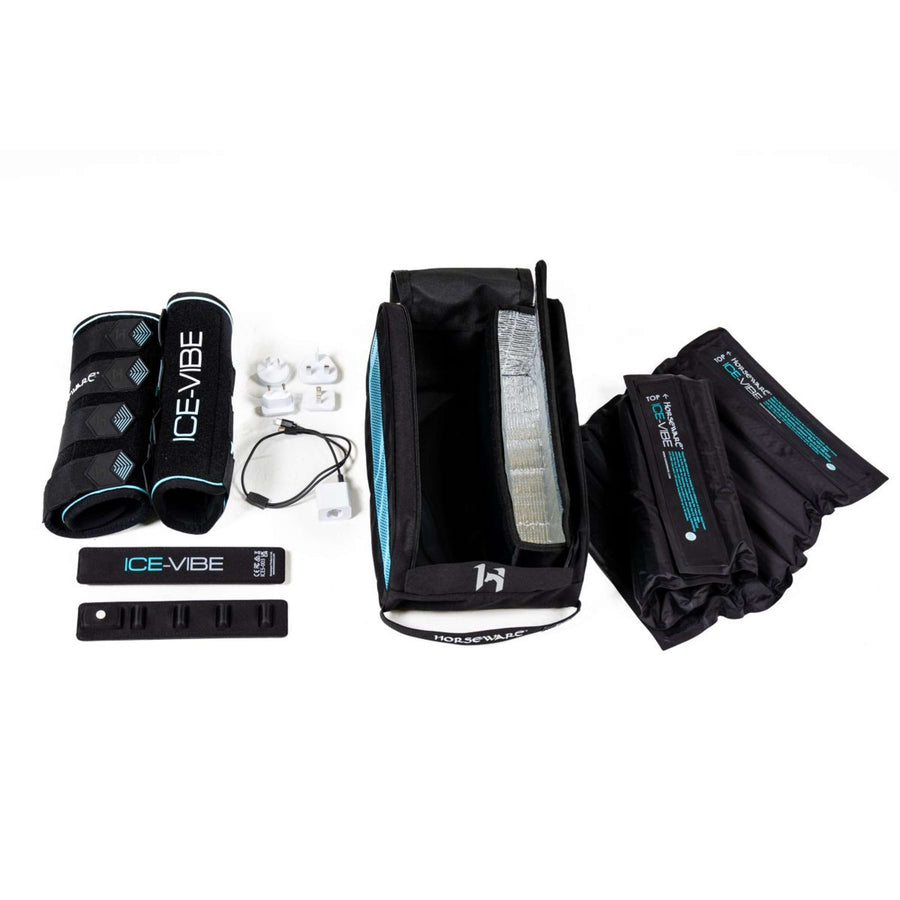 Ice-Vibe Wraps II 2 Pieces Black/Aqua