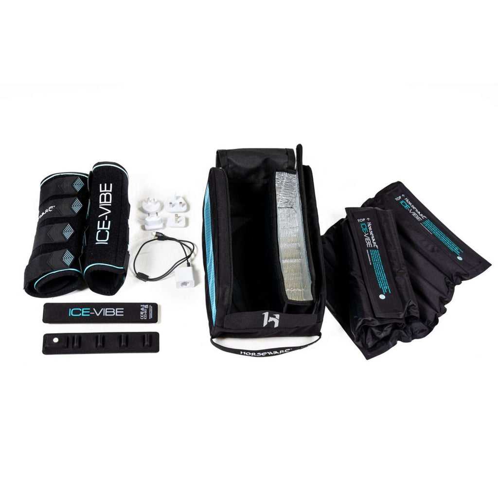 Ice-Vibe Wraps II 2 Pieces Black/Aqua