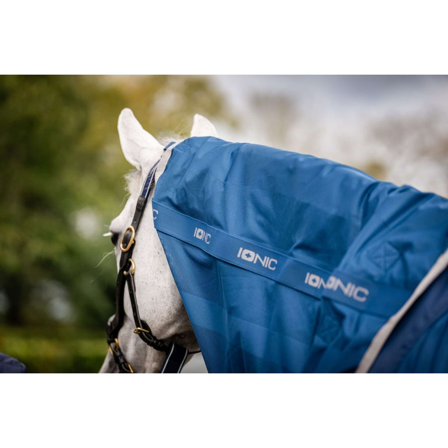 Horseware Neck Cover Therapy Mesh Cooler Imperial Blue/Silver/Navy