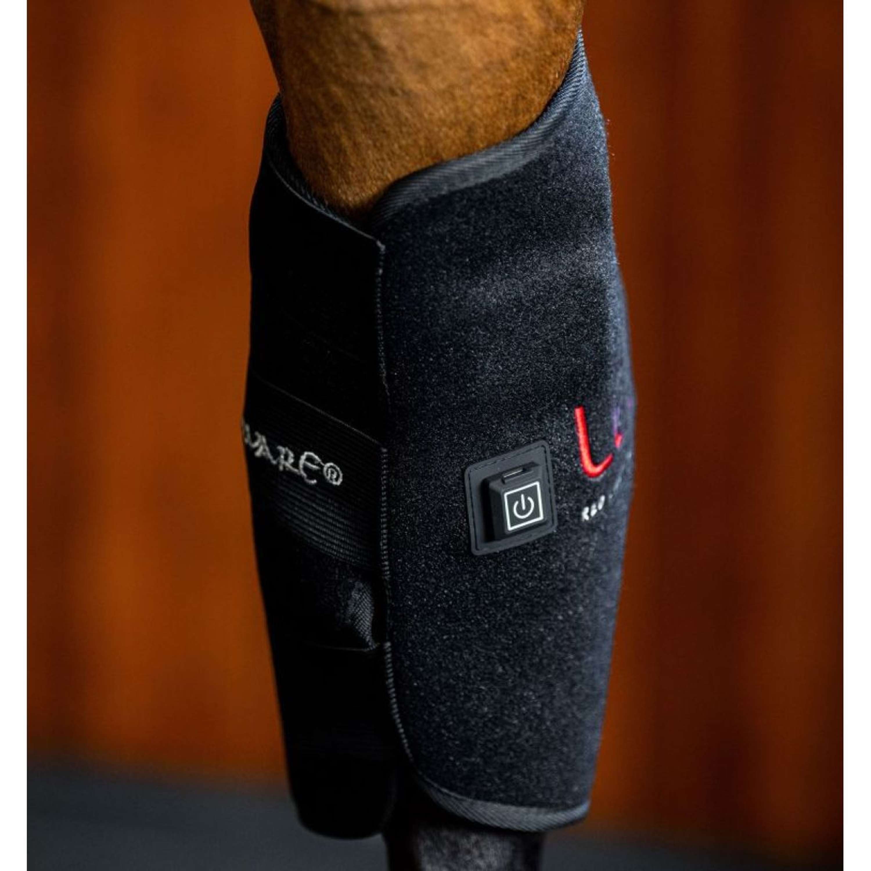 Horseware LED Red Light Therapy Right Hock Boot Black