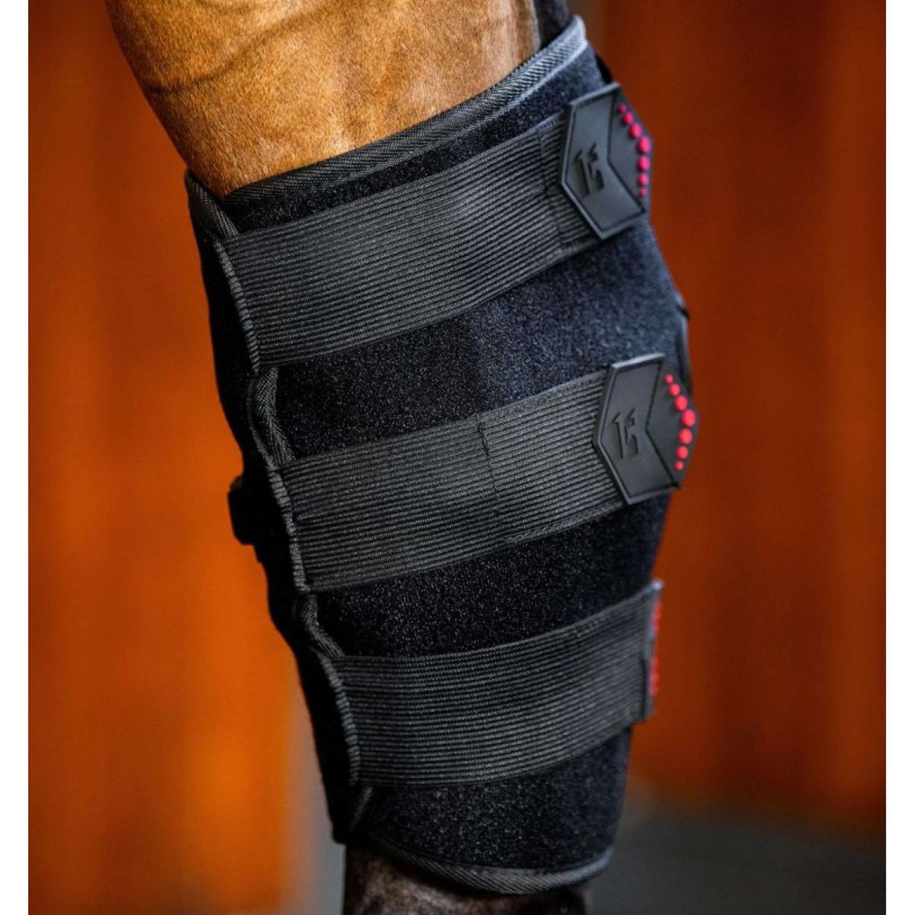 Horseware LED Red Light Therapy Right Hock Boot Black