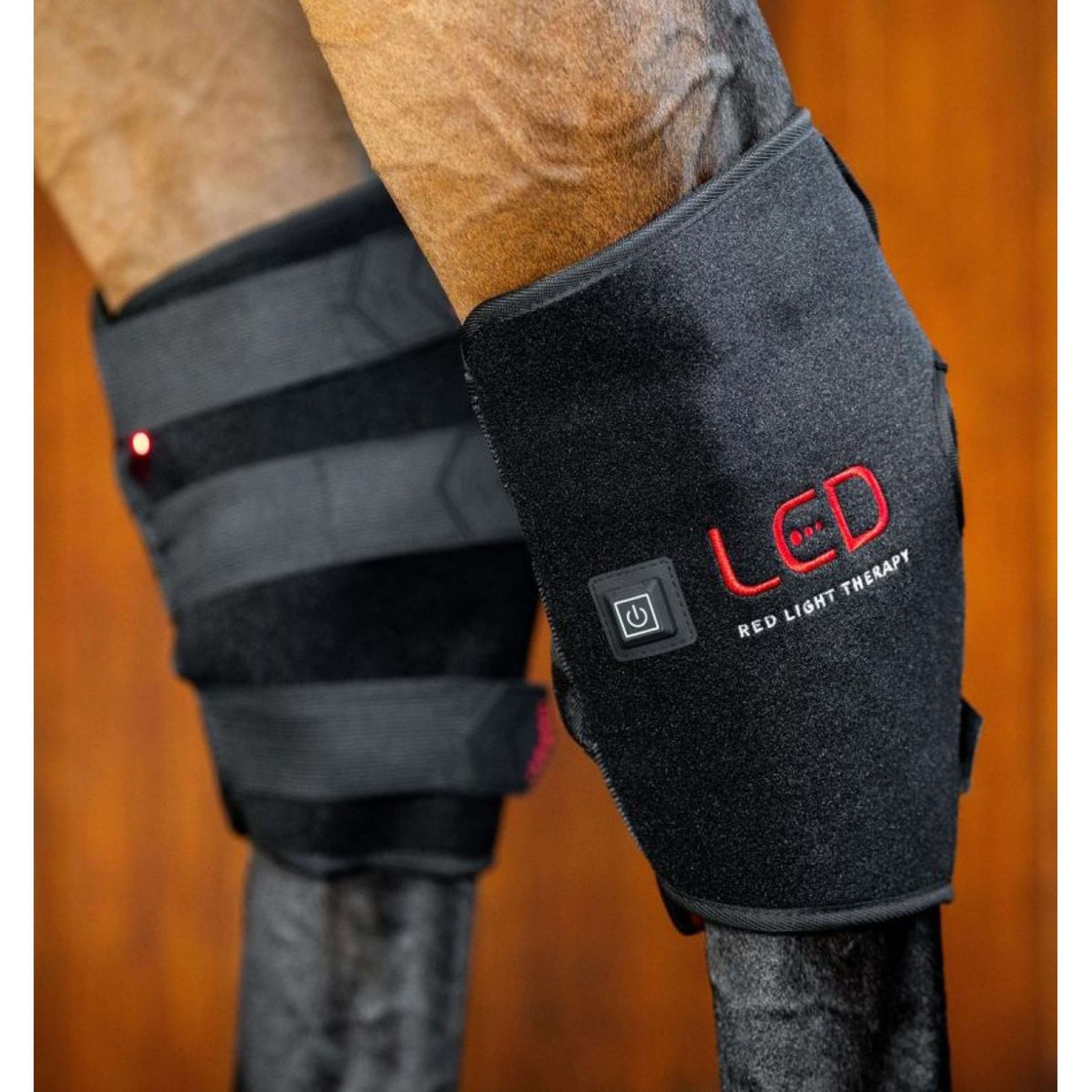 Horseware LED Red Light Therapy Right Hock Boot Black